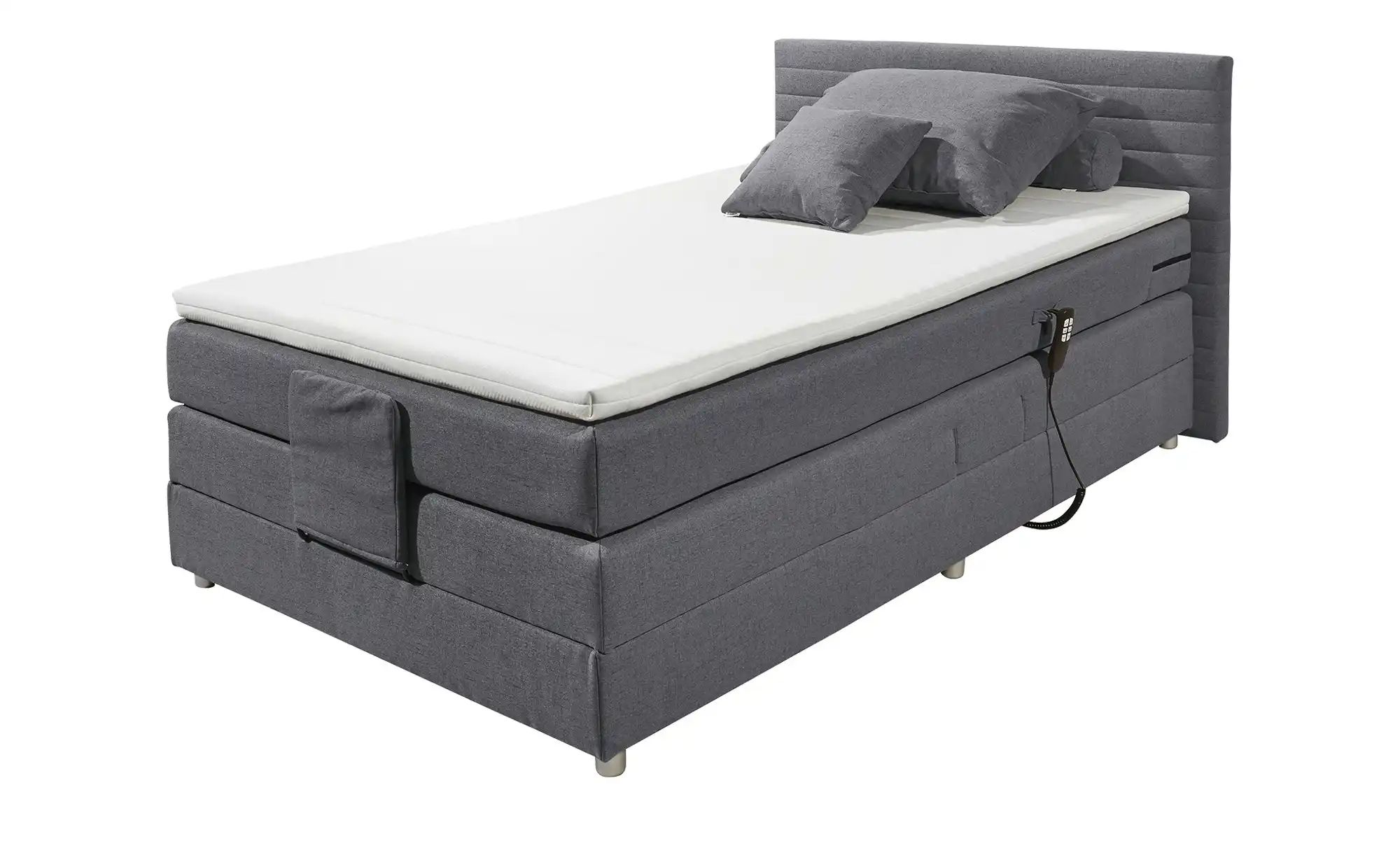 Boxspring-Motorbett  Carmen ¦ grau ¦ Maße (cm): B: 140 H: 90 Betten > Einze günstig online kaufen