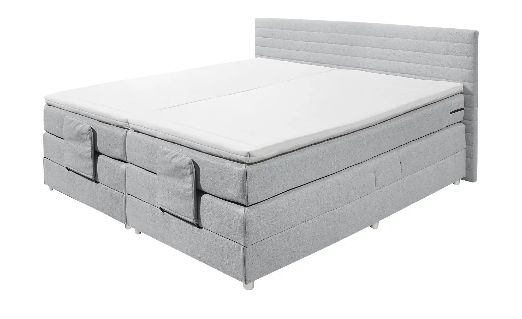 Boxspring-Motorbett  Carmen ¦ grau ¦ Maße (cm): B: 202 H: 93 Betten > Boxsp günstig online kaufen