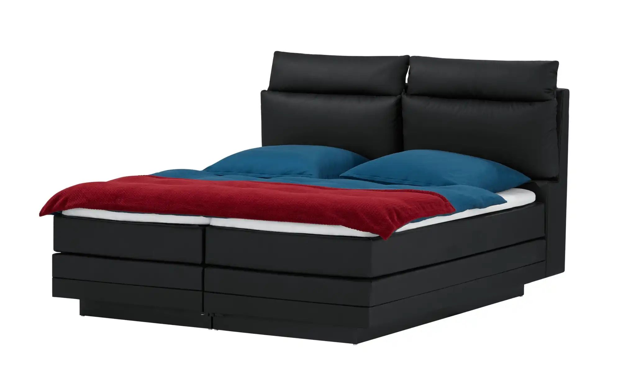 Motor-Boxspringbett  Hardego ¦ schwarz ¦ Maße (cm): B: 160 H: 118 Betten > günstig online kaufen