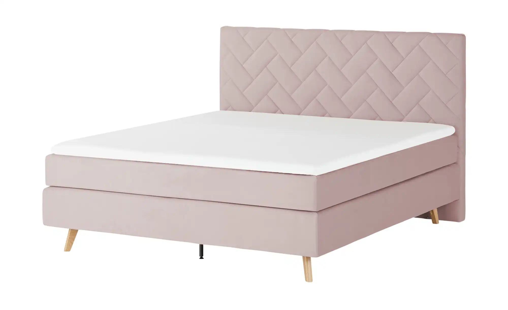 Boxspringbett  Weave ¦ rosa/pink ¦ Maße (cm): B: 200 H: 122 Betten > Boxspr günstig online kaufen