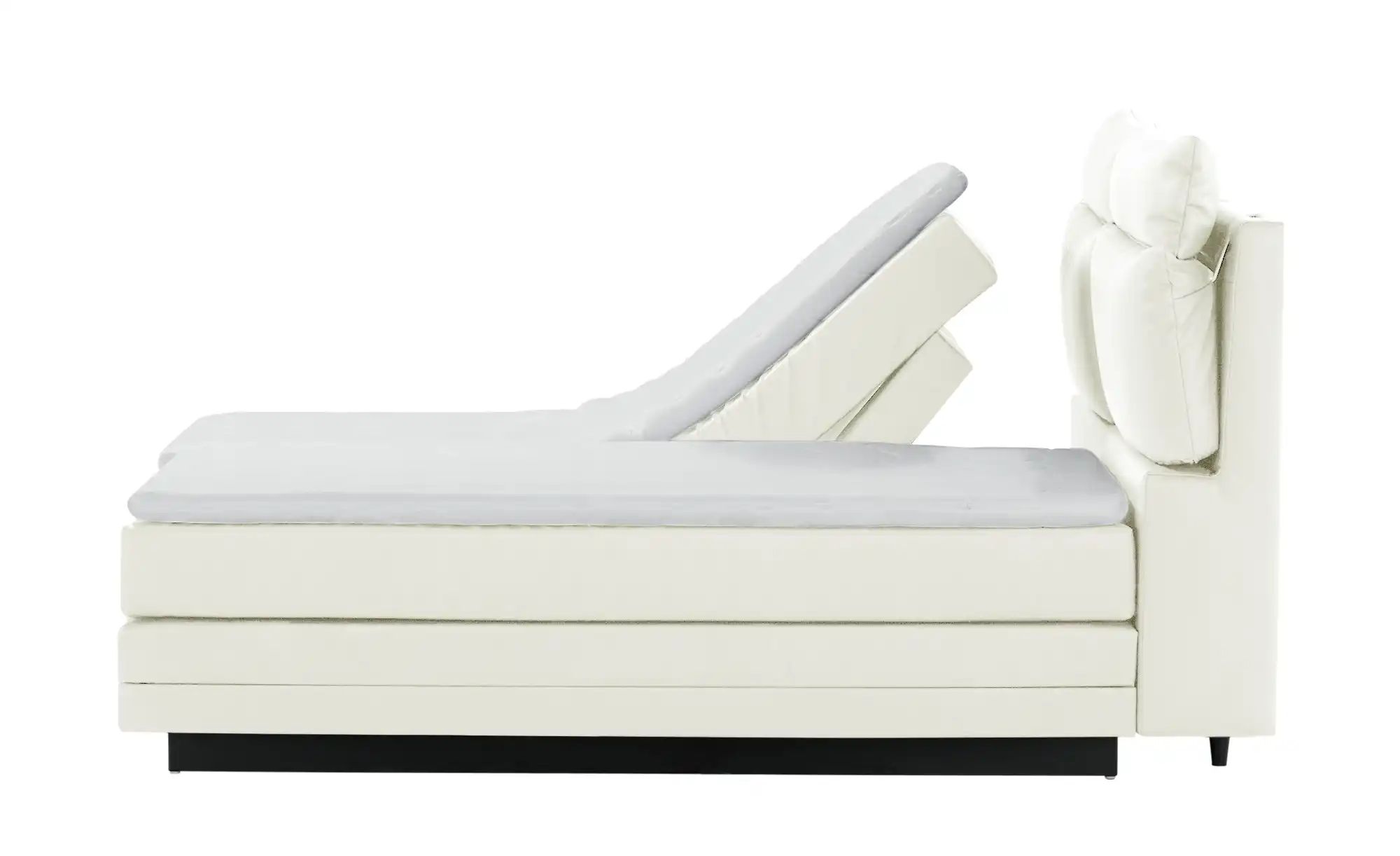 Motor-Boxspringbett  Hardego ¦ weiß ¦ Maße (cm): B: 200 H: 118 Betten > Box günstig online kaufen