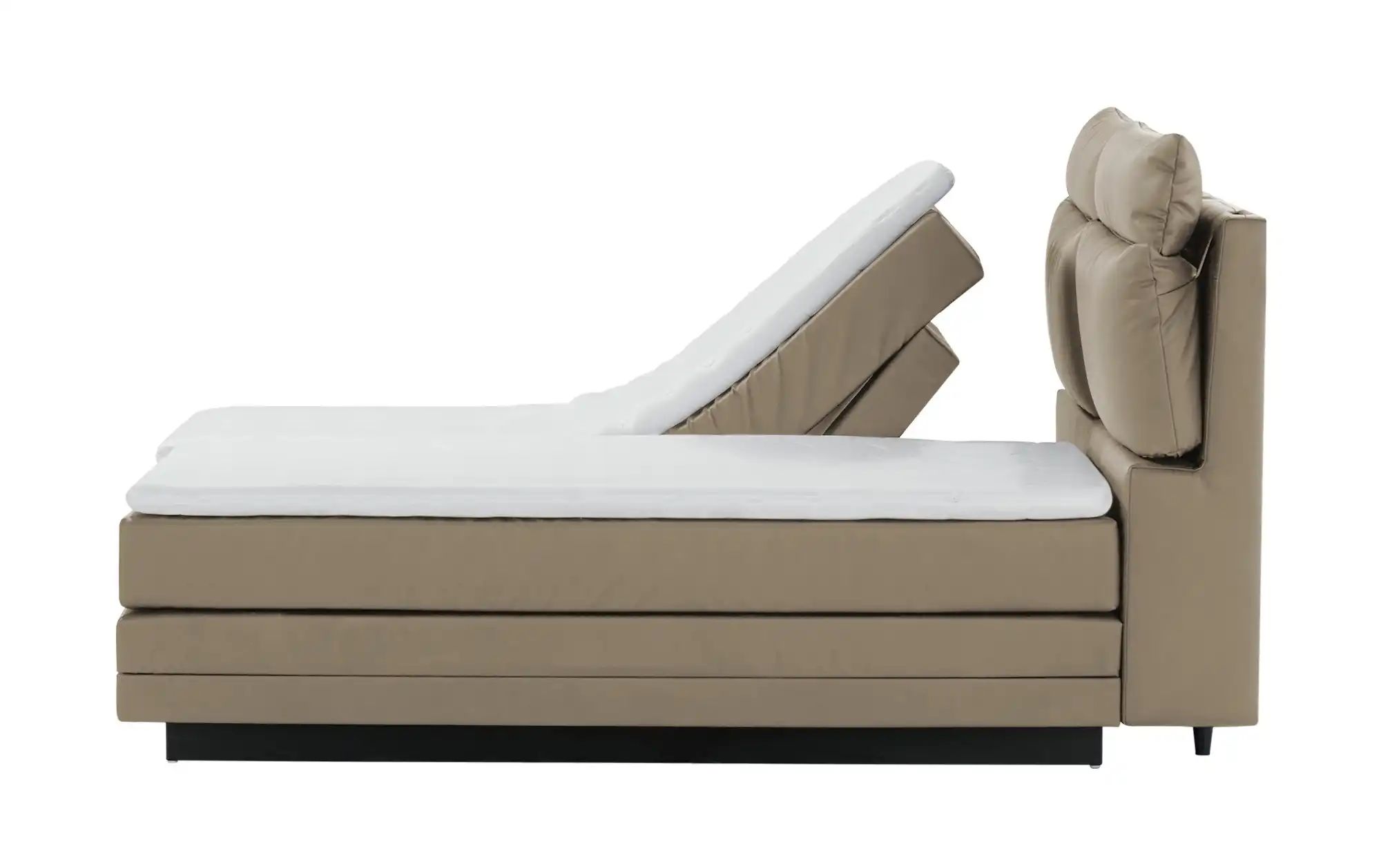 Motor-Boxspringbett  Hardego ¦ braun ¦ Maße (cm): B: 180 H: 118 Betten > Bo günstig online kaufen