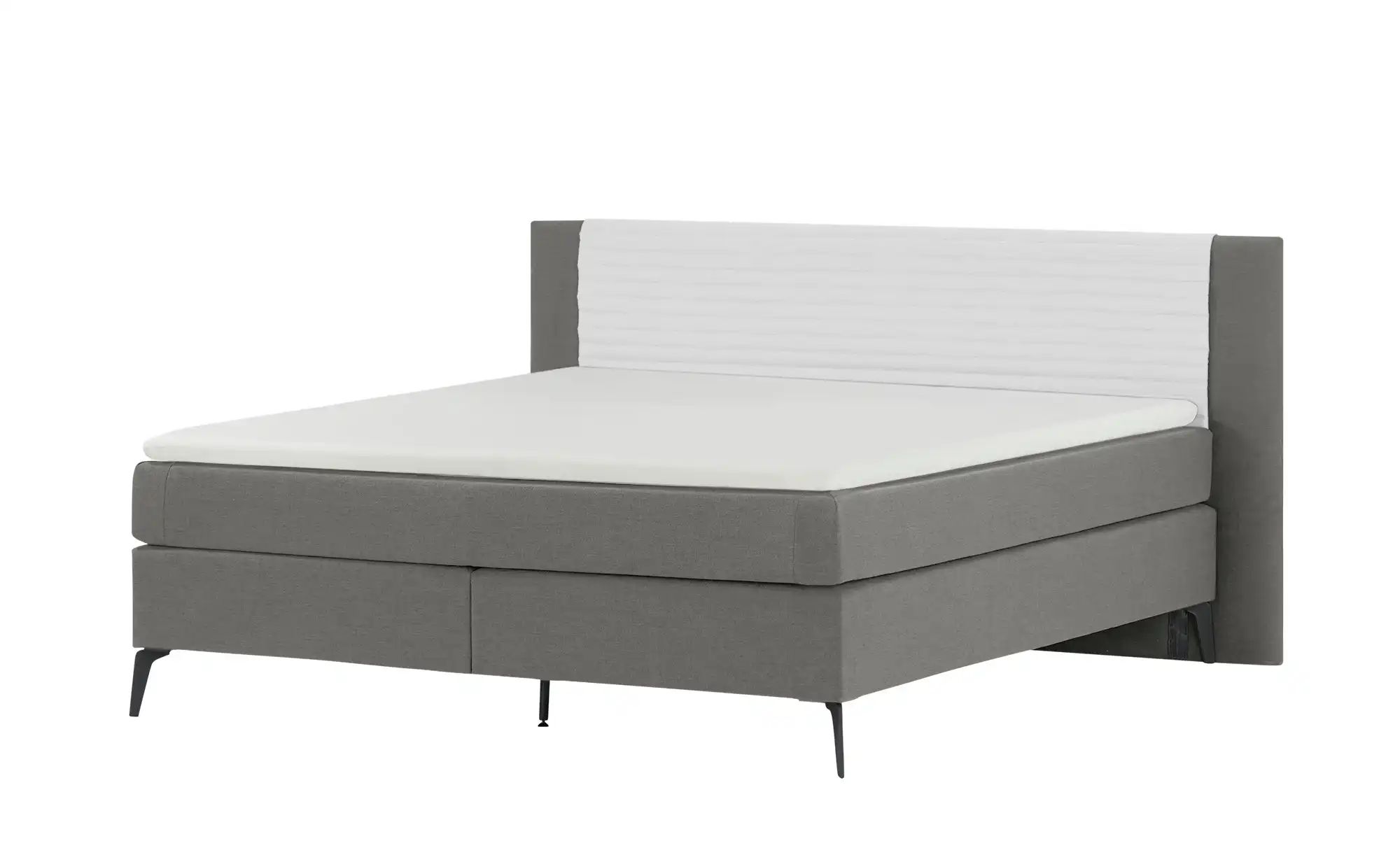 Boxspringbett  Synda ¦ grau ¦ Maße (cm): B: 160 H: 107 Betten > Einzelbette günstig online kaufen