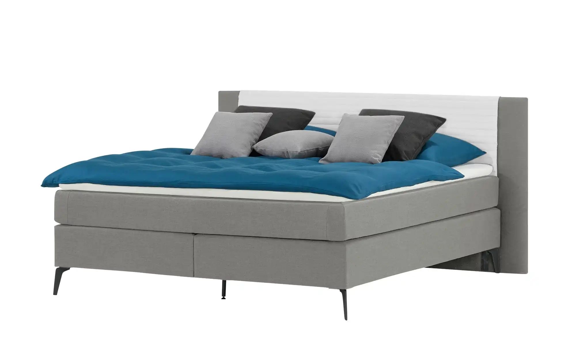 Boxspringbett  Synda ¦ grau ¦ Maße (cm): B: 160 H: 107 Betten > Einzelbette günstig online kaufen