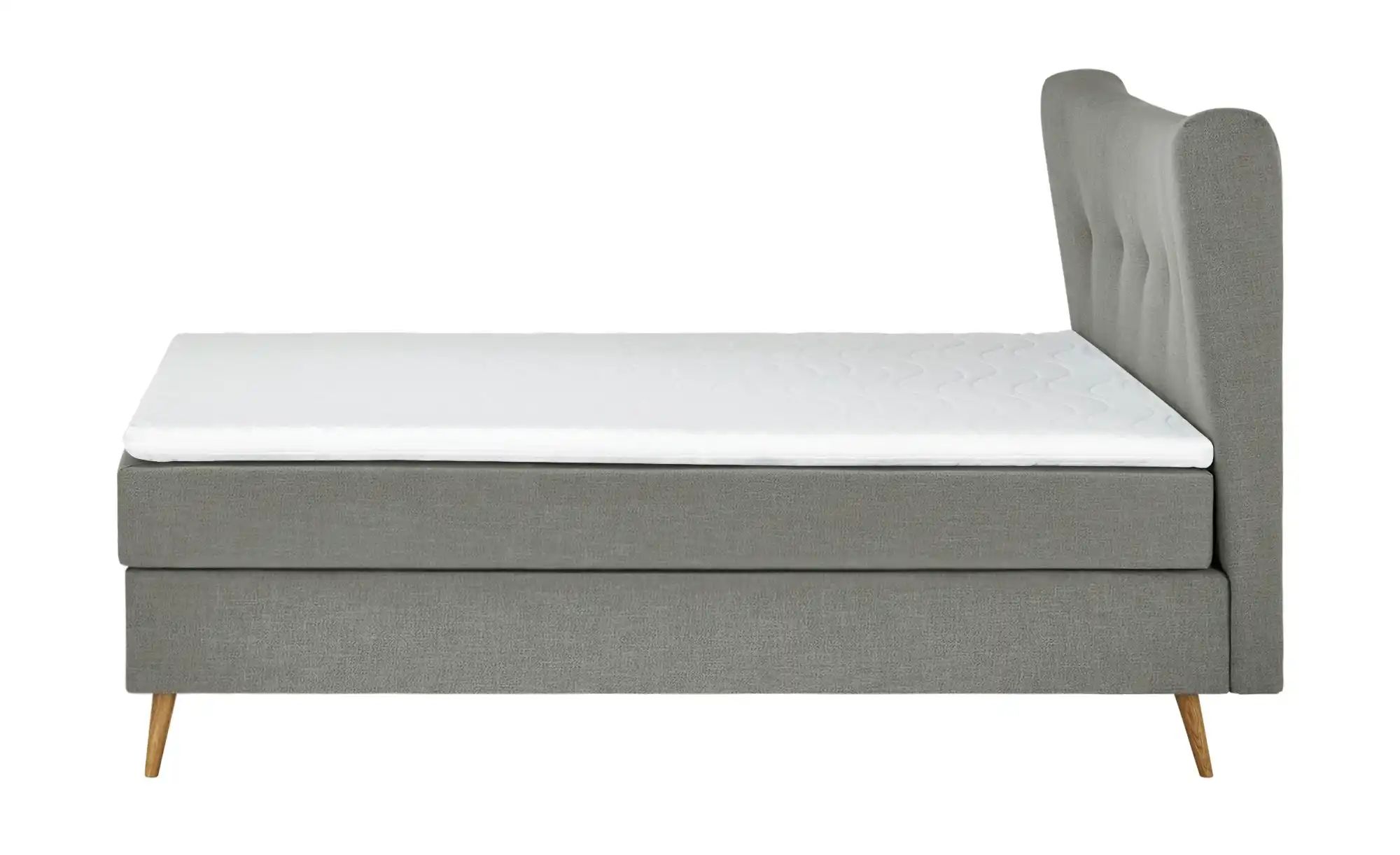 Boxspringbett  Ferill ¦ grau ¦ Maße (cm): B: 217 H: 122 Betten > Boxspringb günstig online kaufen