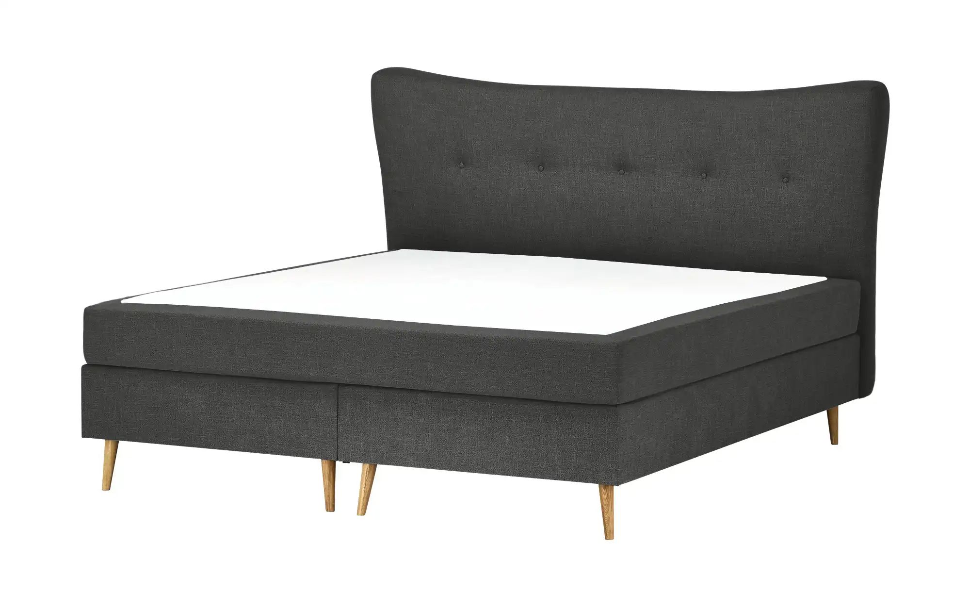 Boxspringbett  Ferill ¦ grau ¦ Maße (cm): B: 217 H: 122 Betten > Boxspringb günstig online kaufen