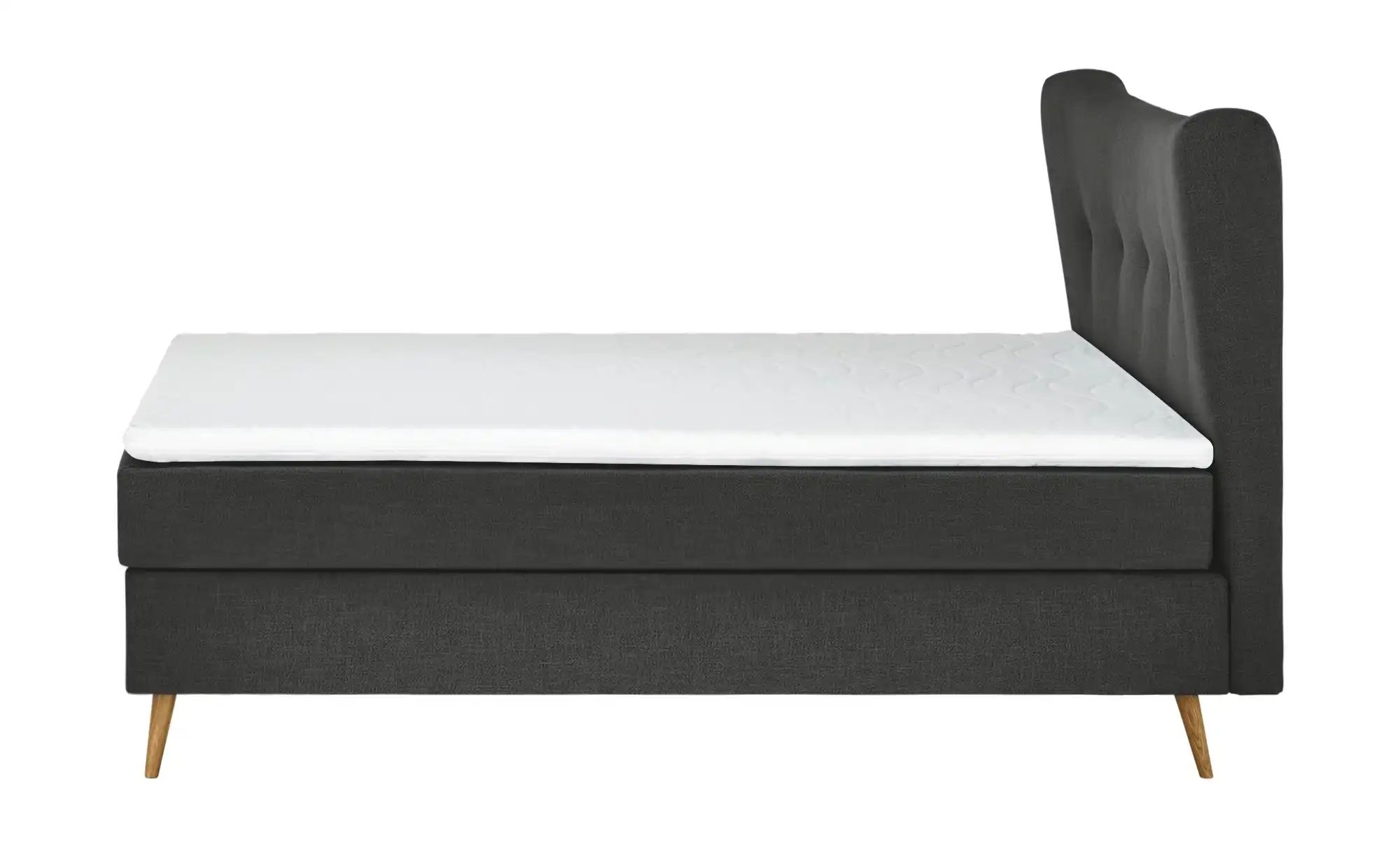 Boxspringbett  Ferill ¦ grau ¦ Maße (cm): B: 217 H: 122 Betten > Boxspringb günstig online kaufen