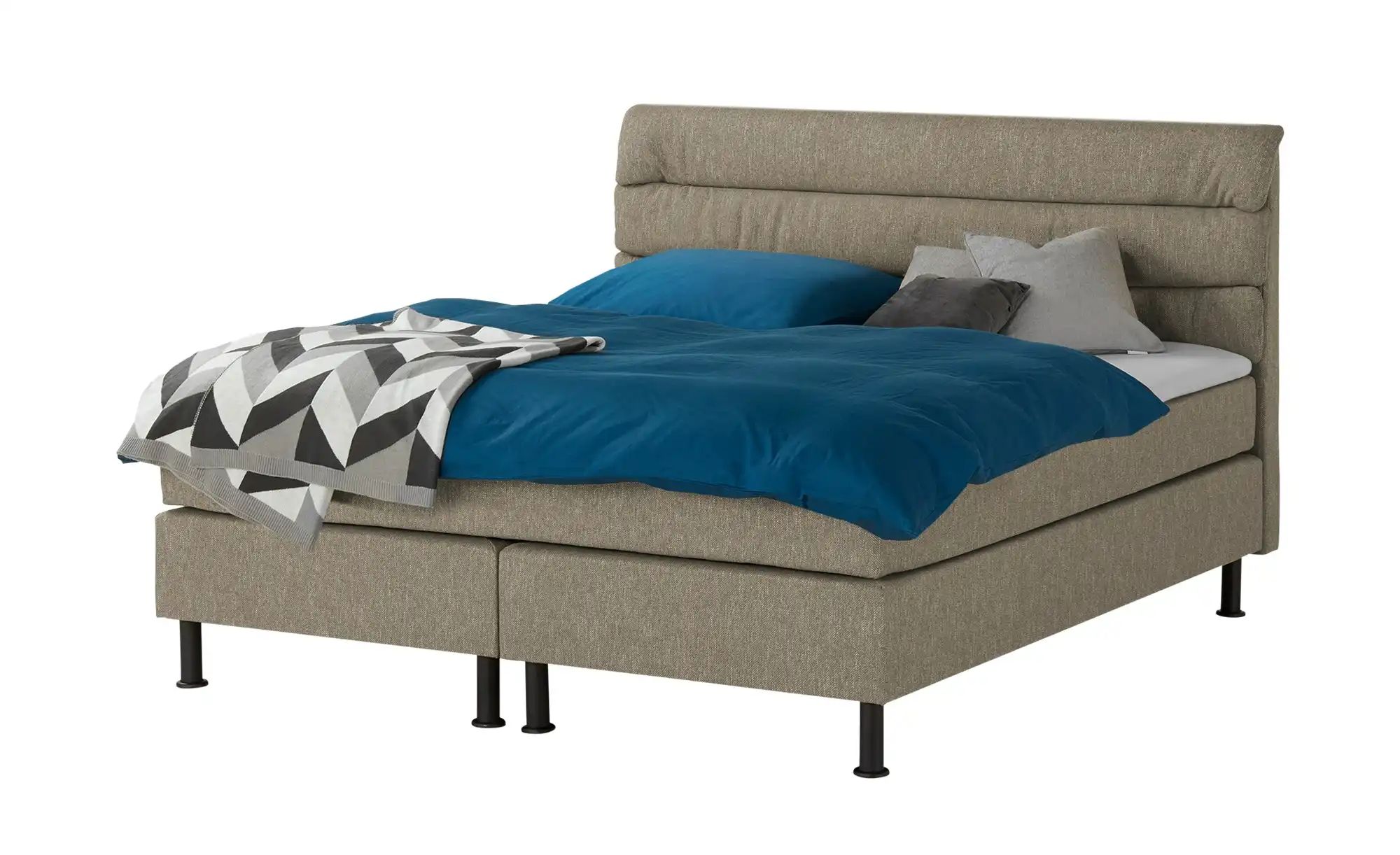 Boxspringbett  Lina ¦ braun ¦ Maße (cm): B: 188 H: 122 Betten > Boxspringbe günstig online kaufen