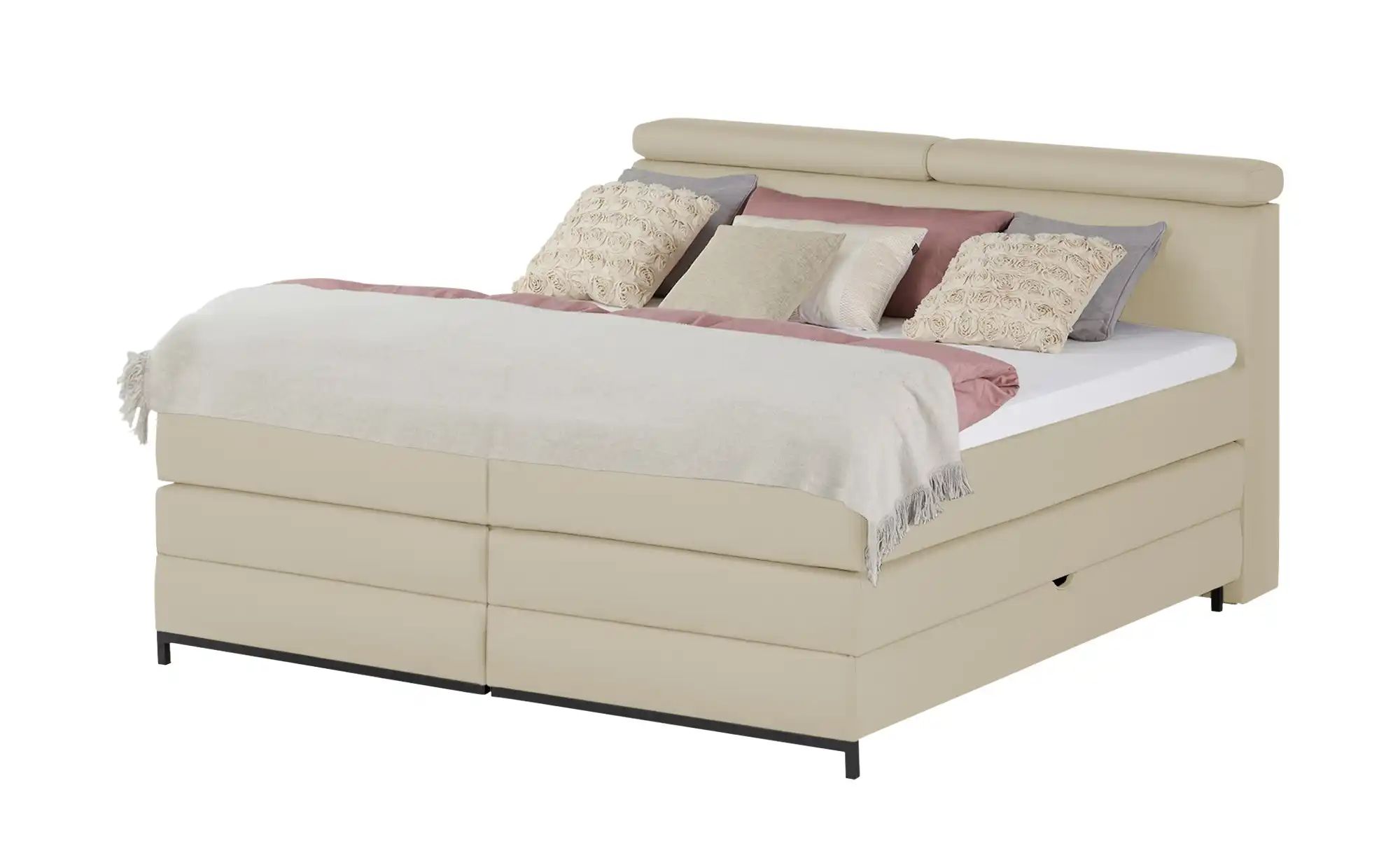 switch Boxspringbett  Kay ¦ creme ¦ Maße (cm): B: 163 H: 116 Betten > Boxsp günstig online kaufen