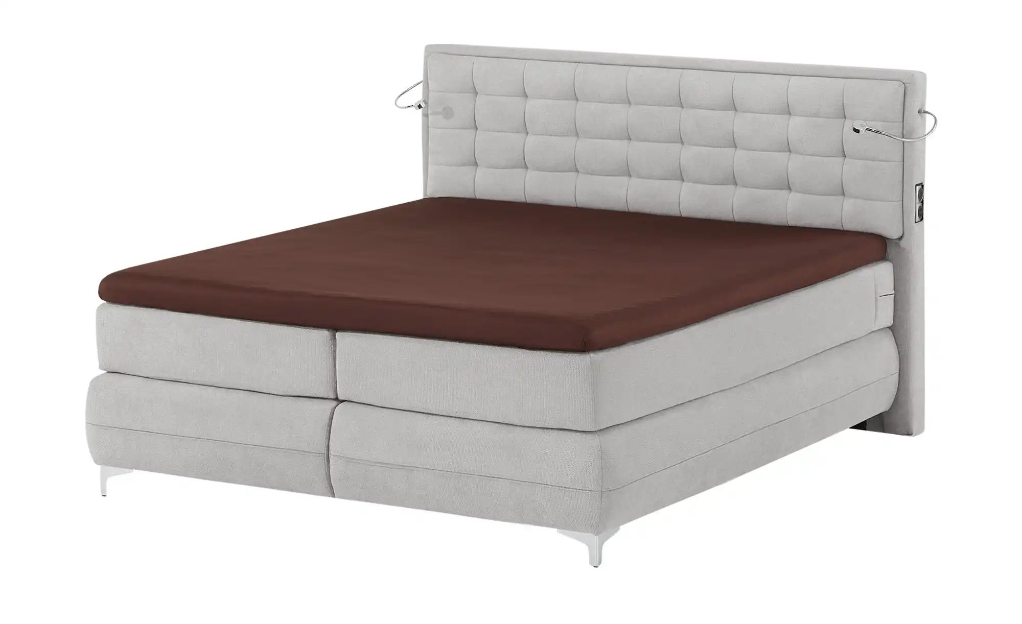 Musterring Boxspringbett Premiumversion Dubai ¦ grau ¦ Maße (cm): B: 177 H: günstig online kaufen