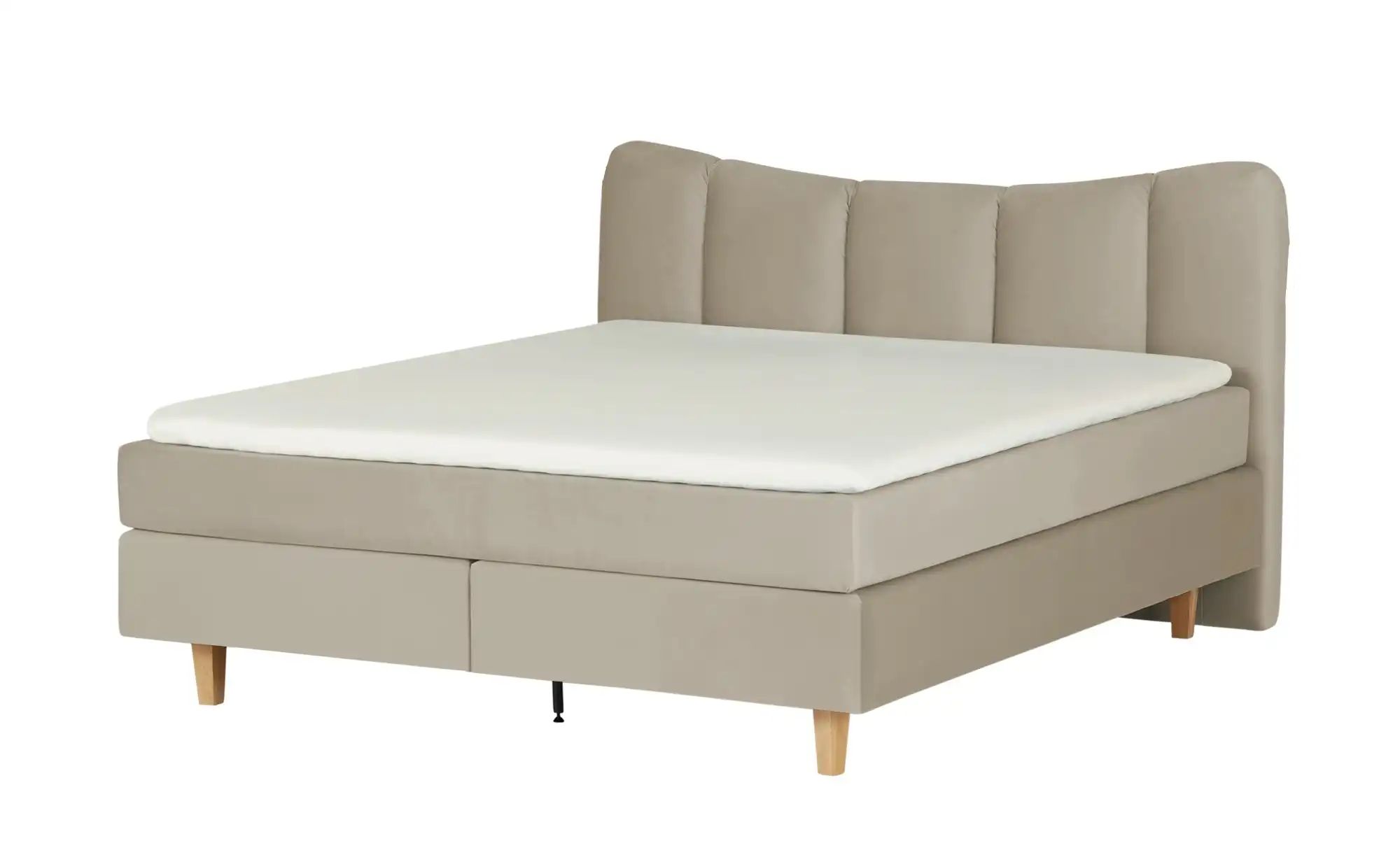 Boxspringbett  Dalur ¦ beige ¦ Maße (cm): B: 200 H: 110 Betten > Boxspringb günstig online kaufen