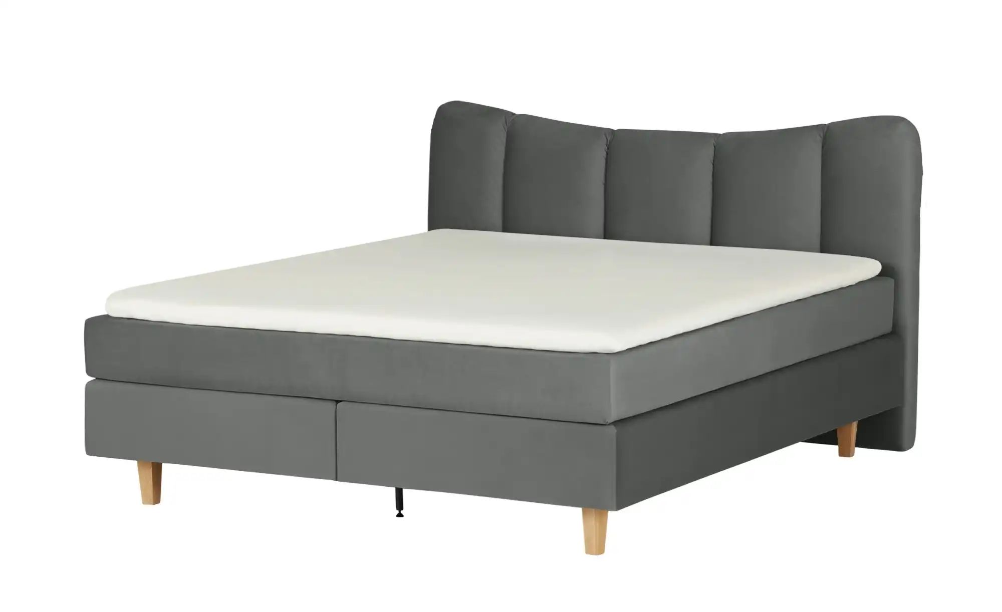 Boxspringbett  Dalur ¦ grau ¦ Maße (cm): B: 180 H: 110 Betten > Boxspringbe günstig online kaufen