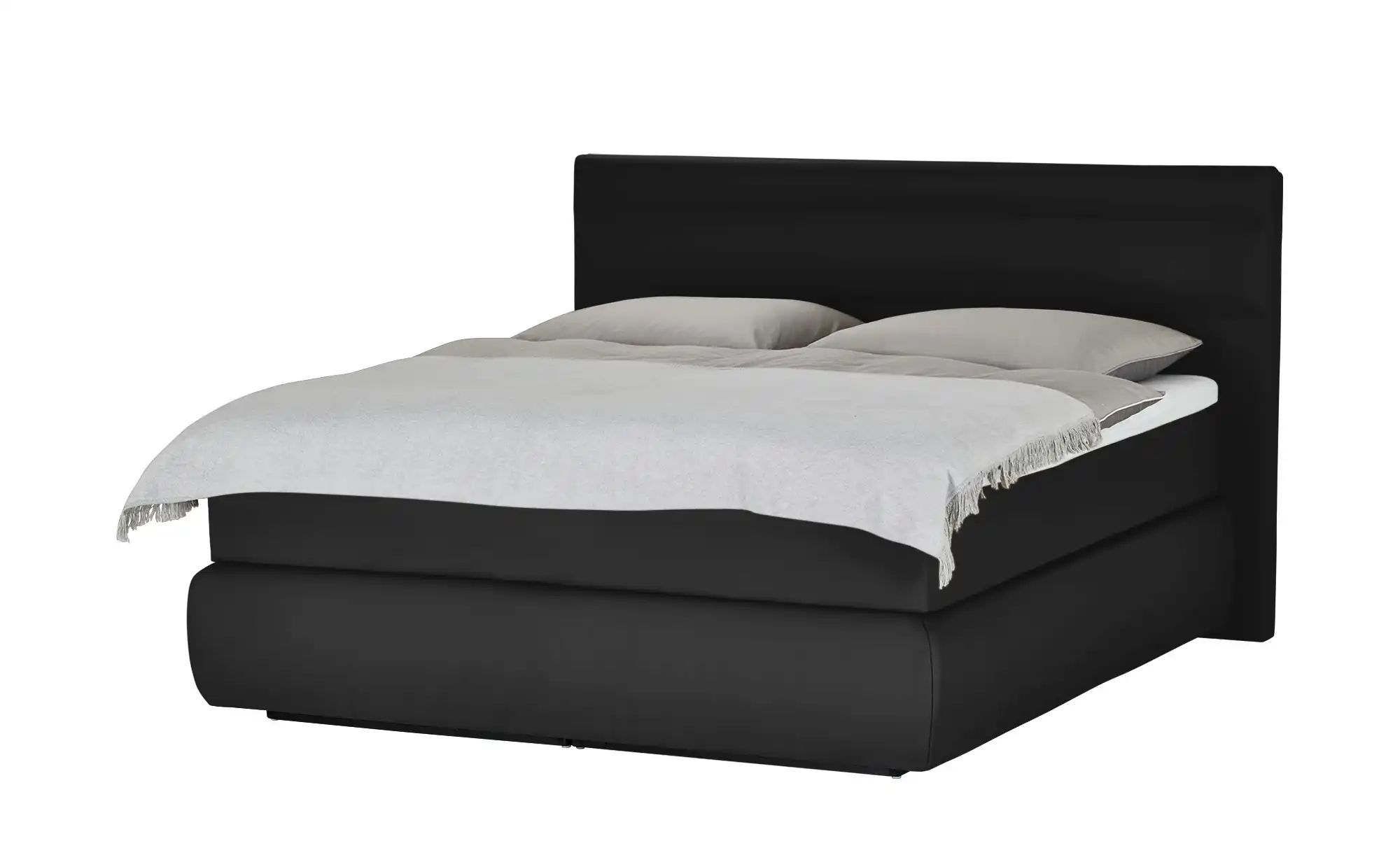 Wohnwert Boxspringbett   Dormian Bolge High ¦ schwarz ¦ Maße (cm): B: 220 H günstig online kaufen