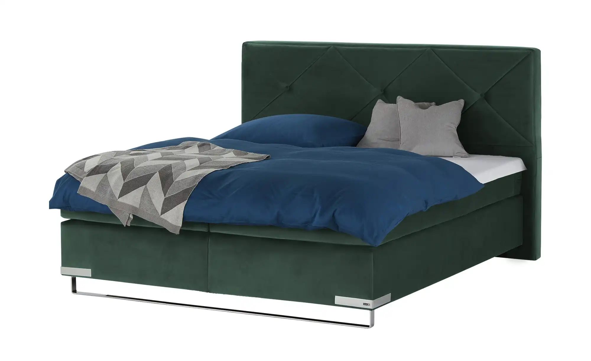 Musterring Boxspringbett Standardversion Dubai  ¦ grün ¦ Maße (cm): B: 217 günstig online kaufen