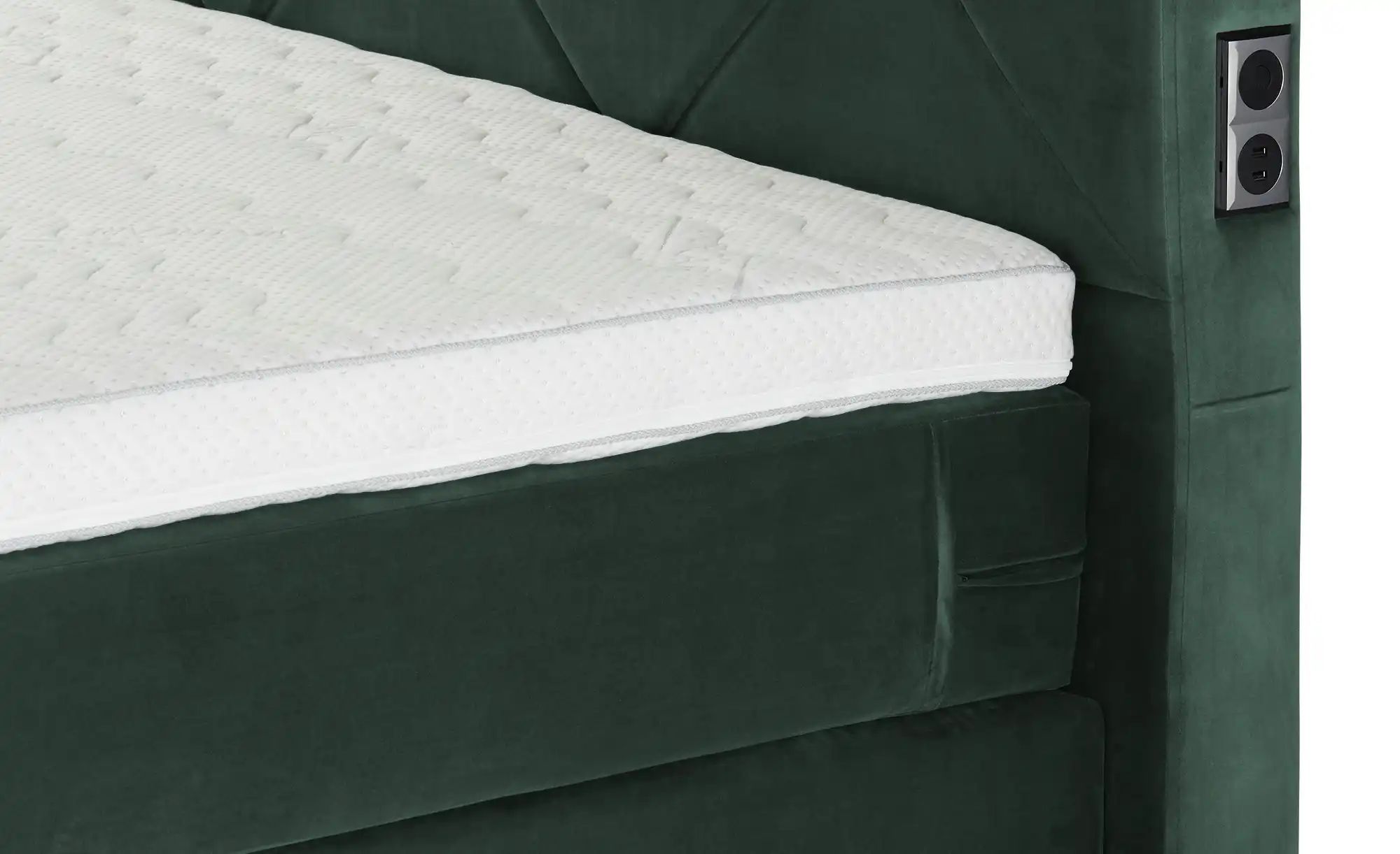 Thumbnail - Musterring Boxspringbett Premiumversion Dubai ¦ grün ¦ Maße (cm): B: 217 H: 124 Betten > Boxspringbetten > Boxspringbett...