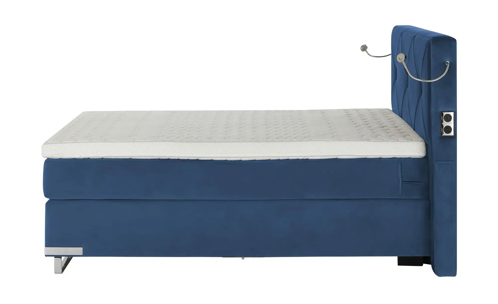 Thumbnail - Musterring Boxspringbett Premiumversion Dubai ¦ blau ¦ Maße (cm): B: 177 H: 124 Betten > Boxspringbetten > Boxspringbett...