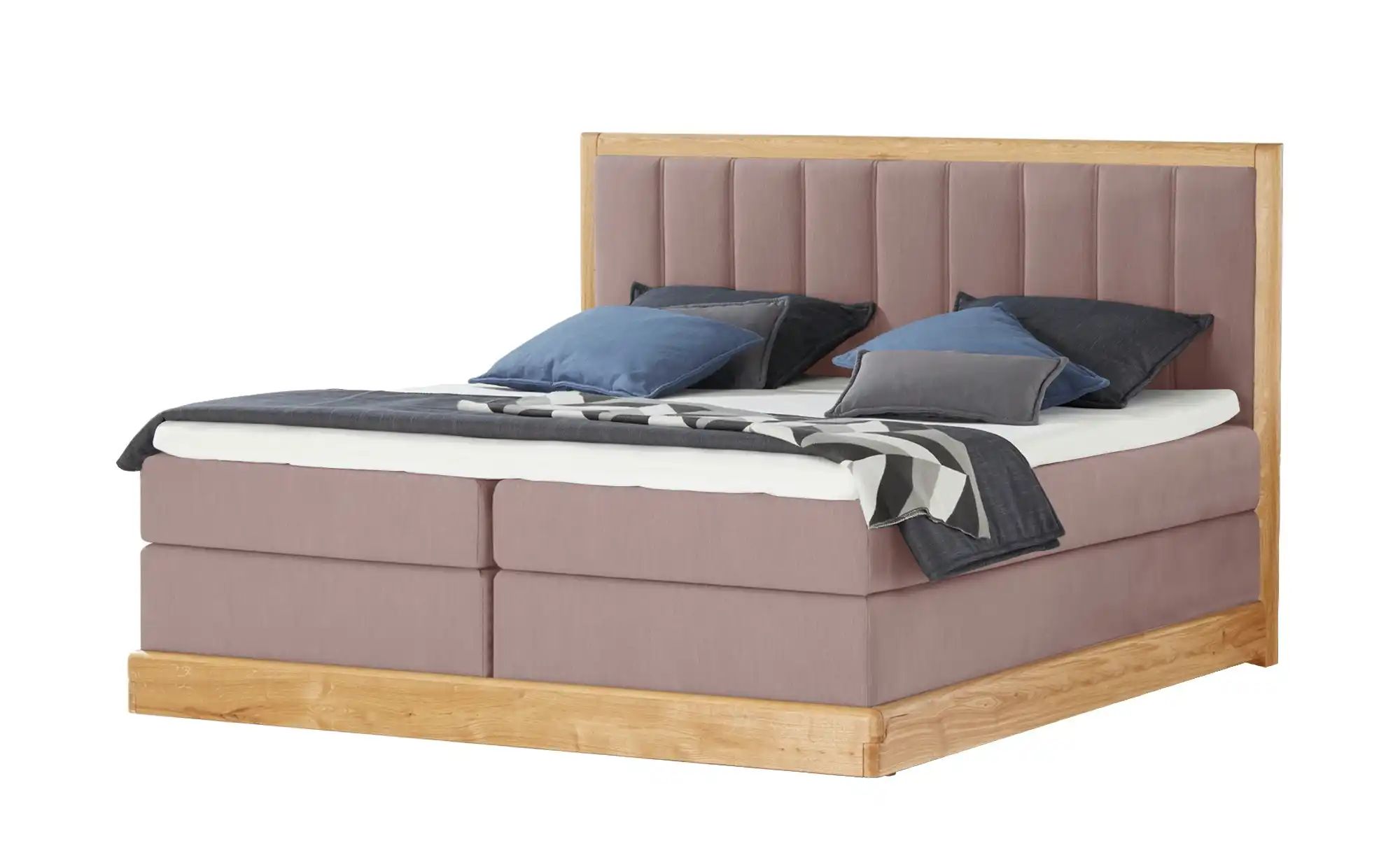 Switch Refresh Massivholz-Boxspringbett  Alma ¦ rosa/pink ¦ Maße (cm): B: 1 günstig online kaufen