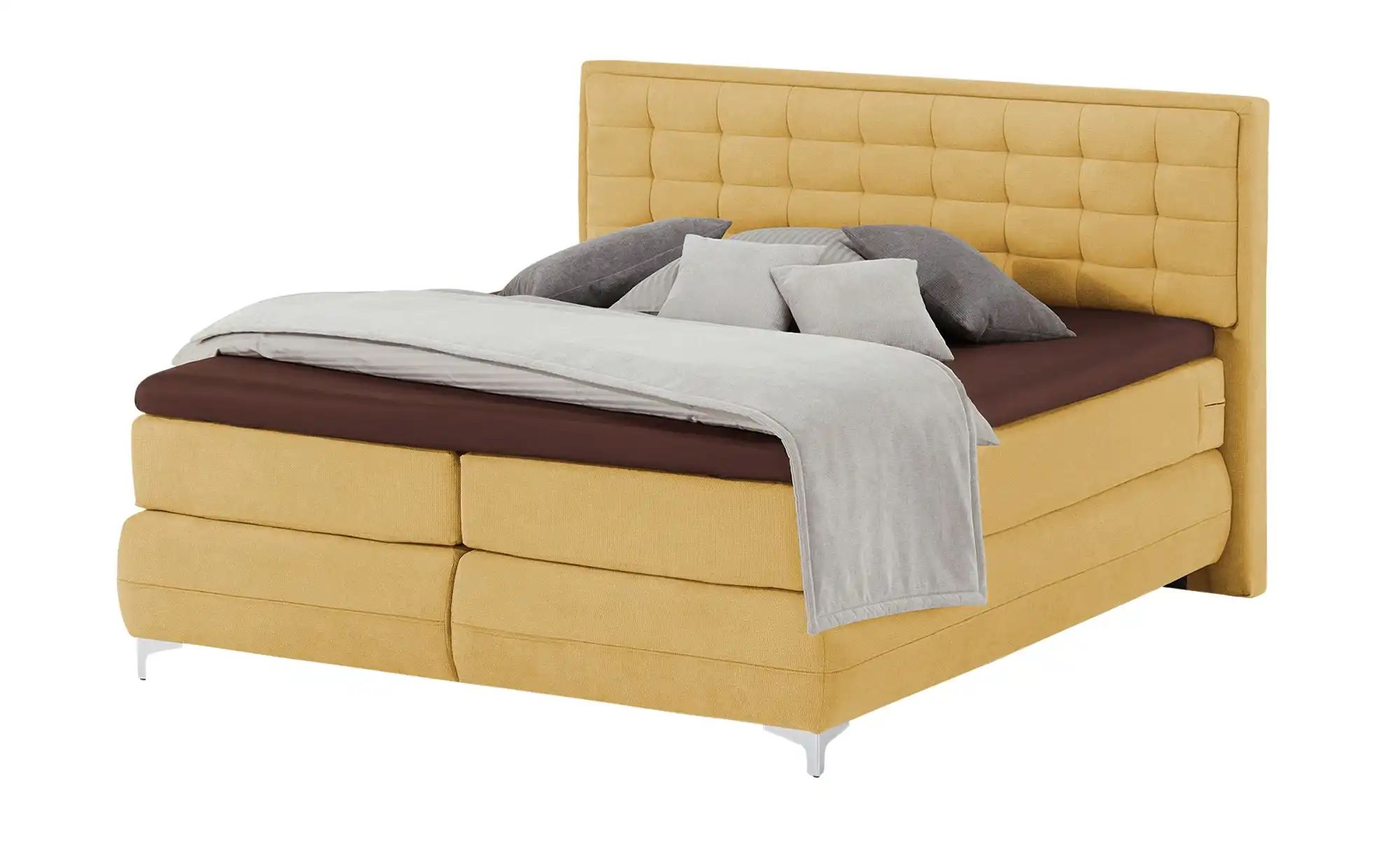 Musterring Boxspringbett Standardversion Dubai ¦ gelb ¦ Maße (cm): B: 197 H günstig online kaufen