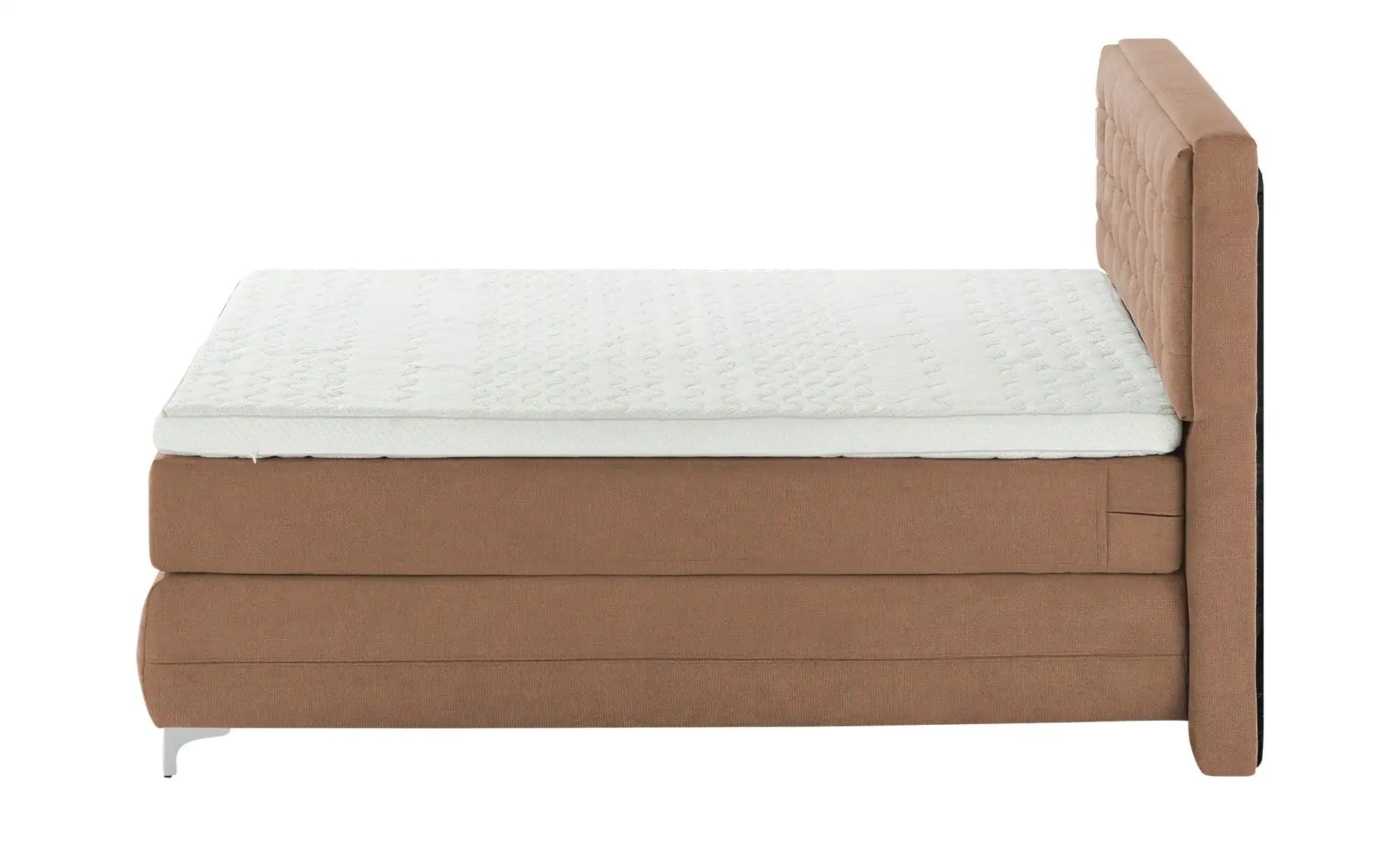 Gallery M Boxspringbett Standardversion Dubai ¦ braun ¦ Maße (cm): B: 197 H günstig online kaufen