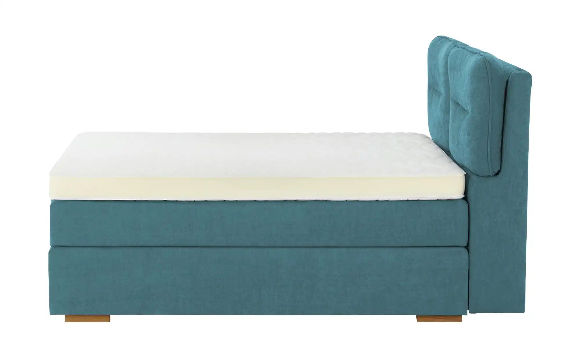 Thumbnail - Wohnwert Boxspringbett mit Bettkasten Dormian Besta ¦ türkis/petrol ¦ Maße (cm): B: 160 H: 136 Betten > Komfortbetten - ...