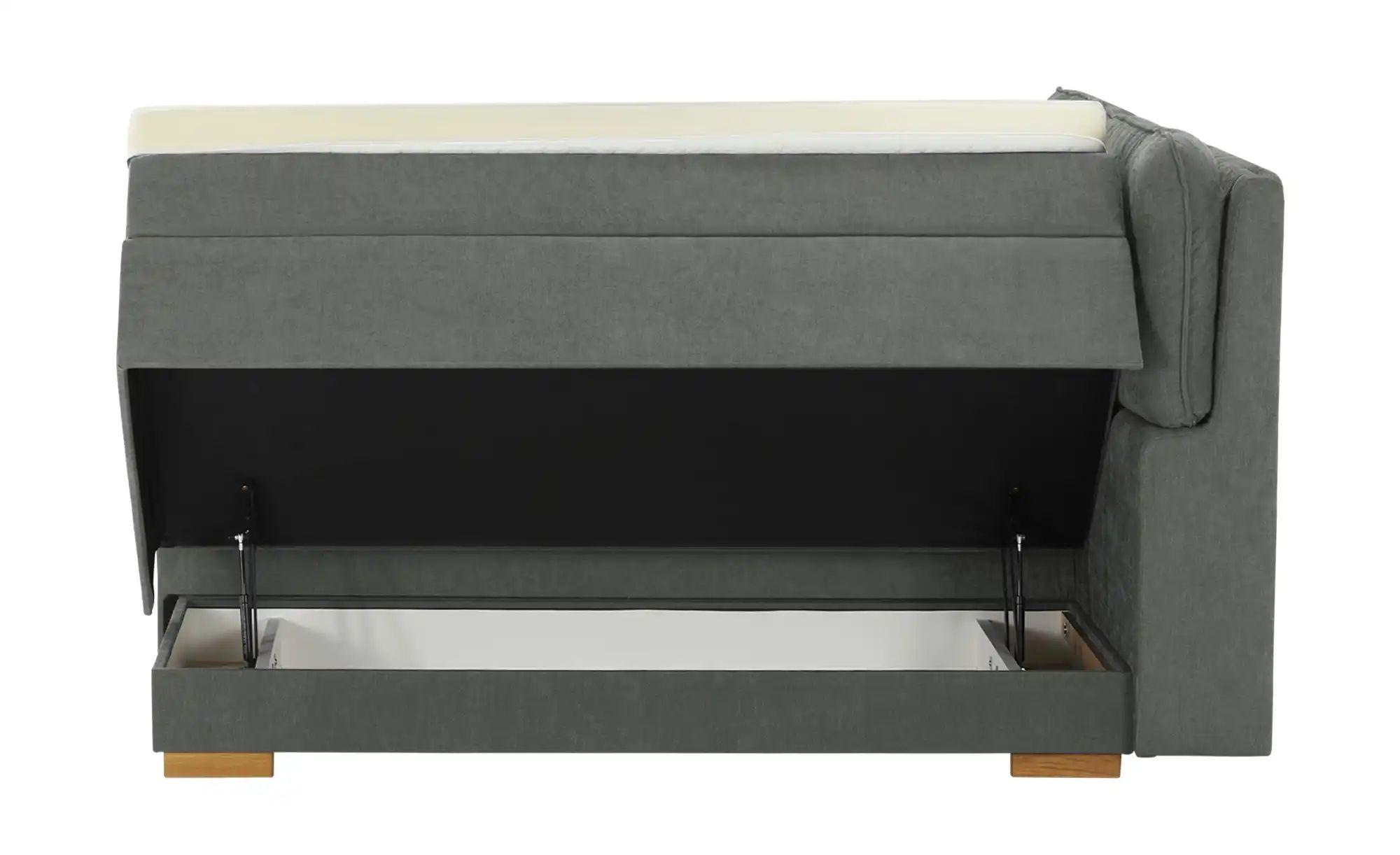 Thumbnail - Wohnwert Boxspringbett mit Bettkasten Dormian Besta ¦ grau ¦ Maße (cm): B: 200 H: 136 Betten > Komfortbetten - Höffner