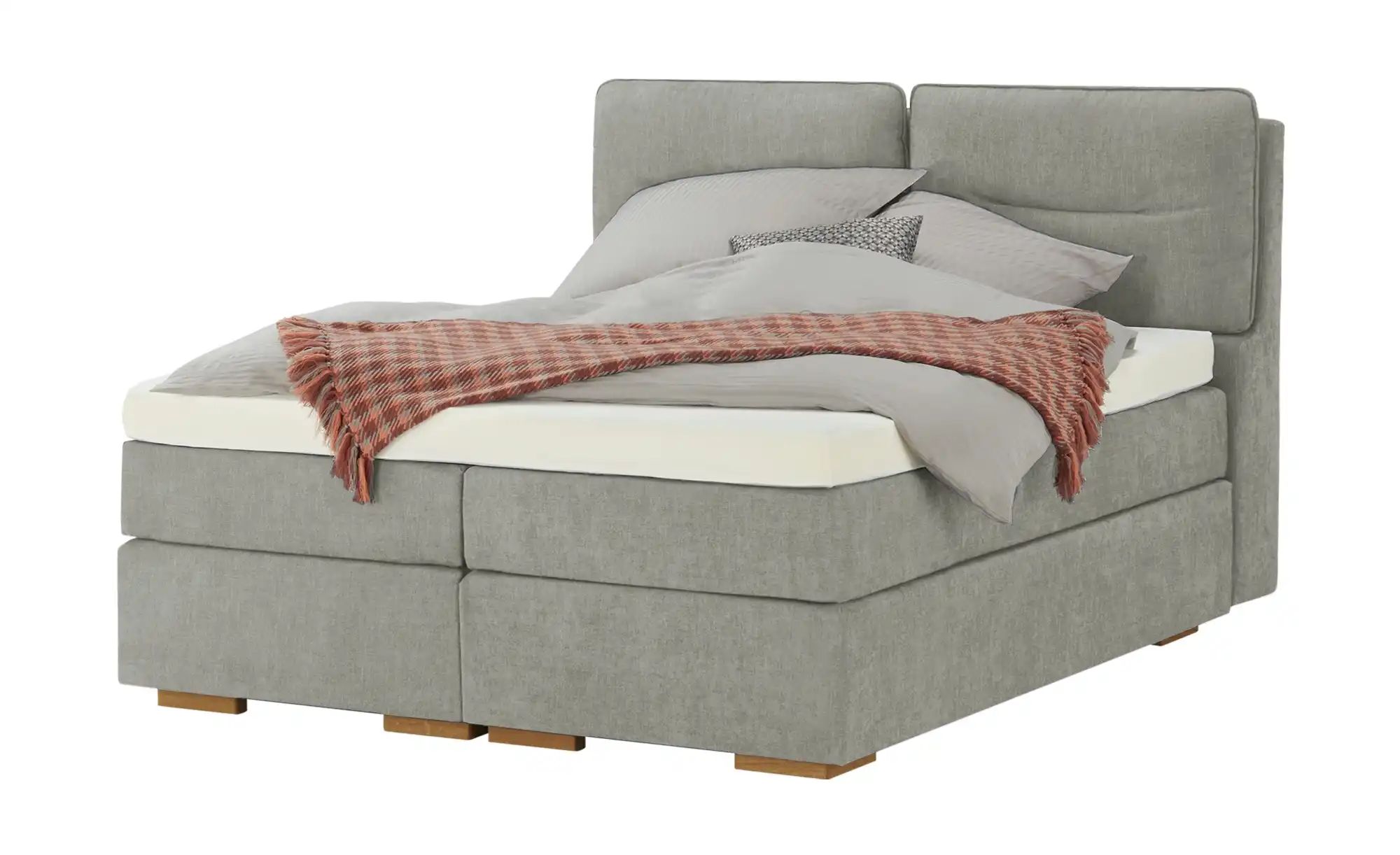 Wohnwert Boxspringbett mit Bettkasten Dormian Besta ¦ grau ¦ Maße (cm): B: günstig online kaufen