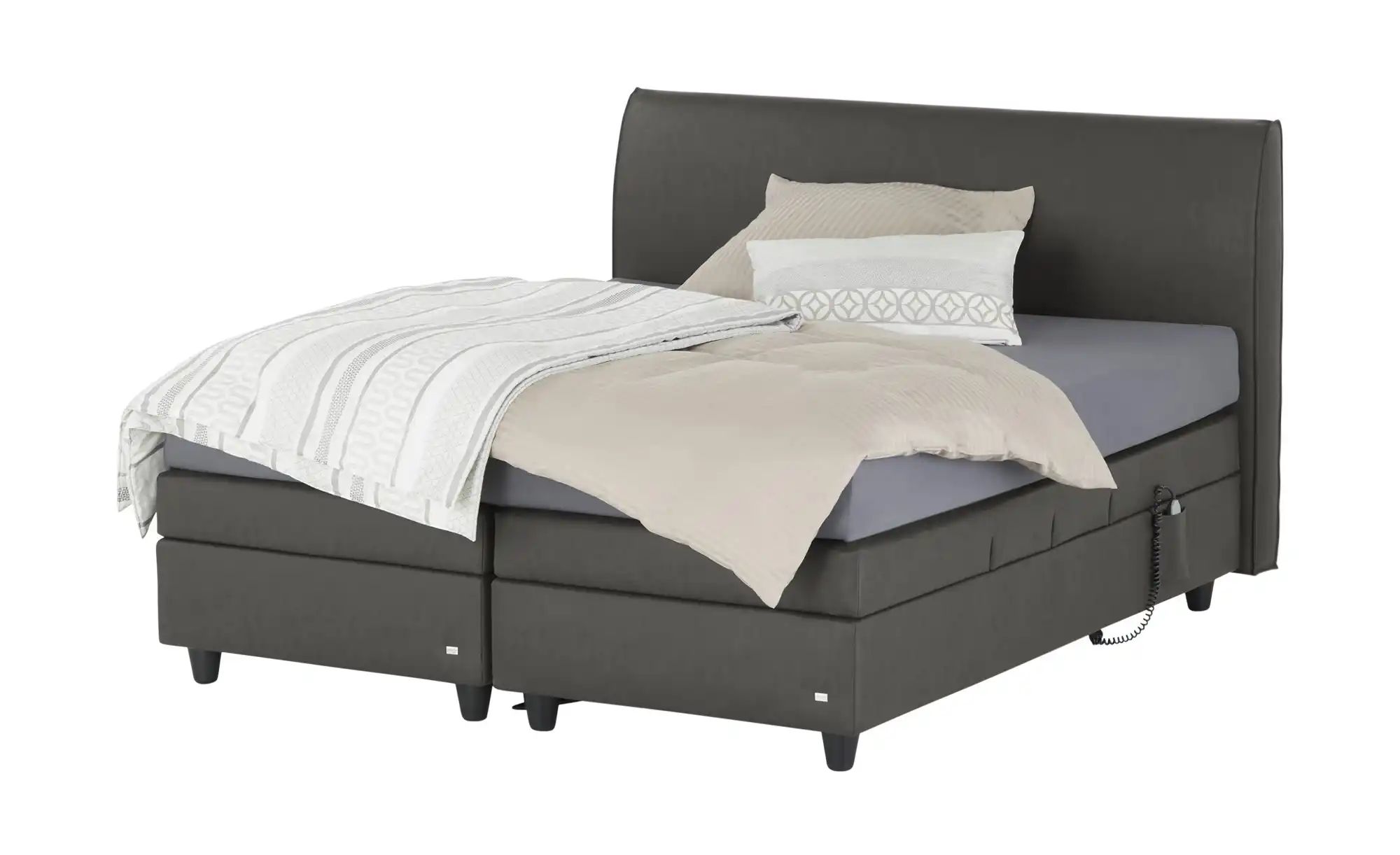 RUF Motor-Boxspringbett  Mercata ¦ grau ¦ Maße (cm): B: 166 H: 113 Betten > günstig online kaufen