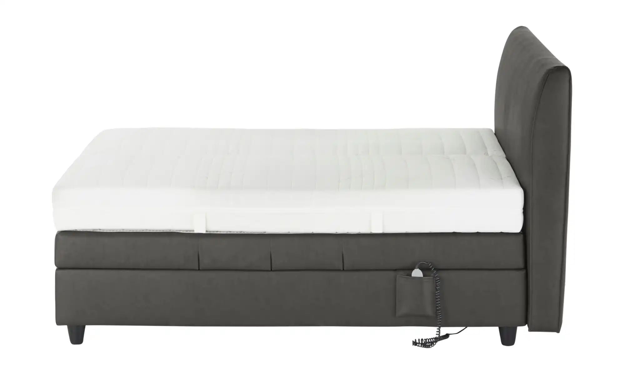 RUF Motor-Boxspringbett  Mercata ¦ grau ¦ Maße (cm): B: 186 H: 113 Betten > günstig online kaufen