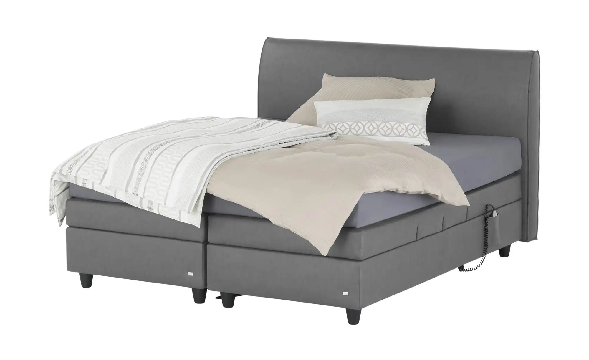 RUF Motor-Boxspringbett  Mercata ¦ grau ¦ Maße (cm): B: 166 H: 113 Betten > günstig online kaufen