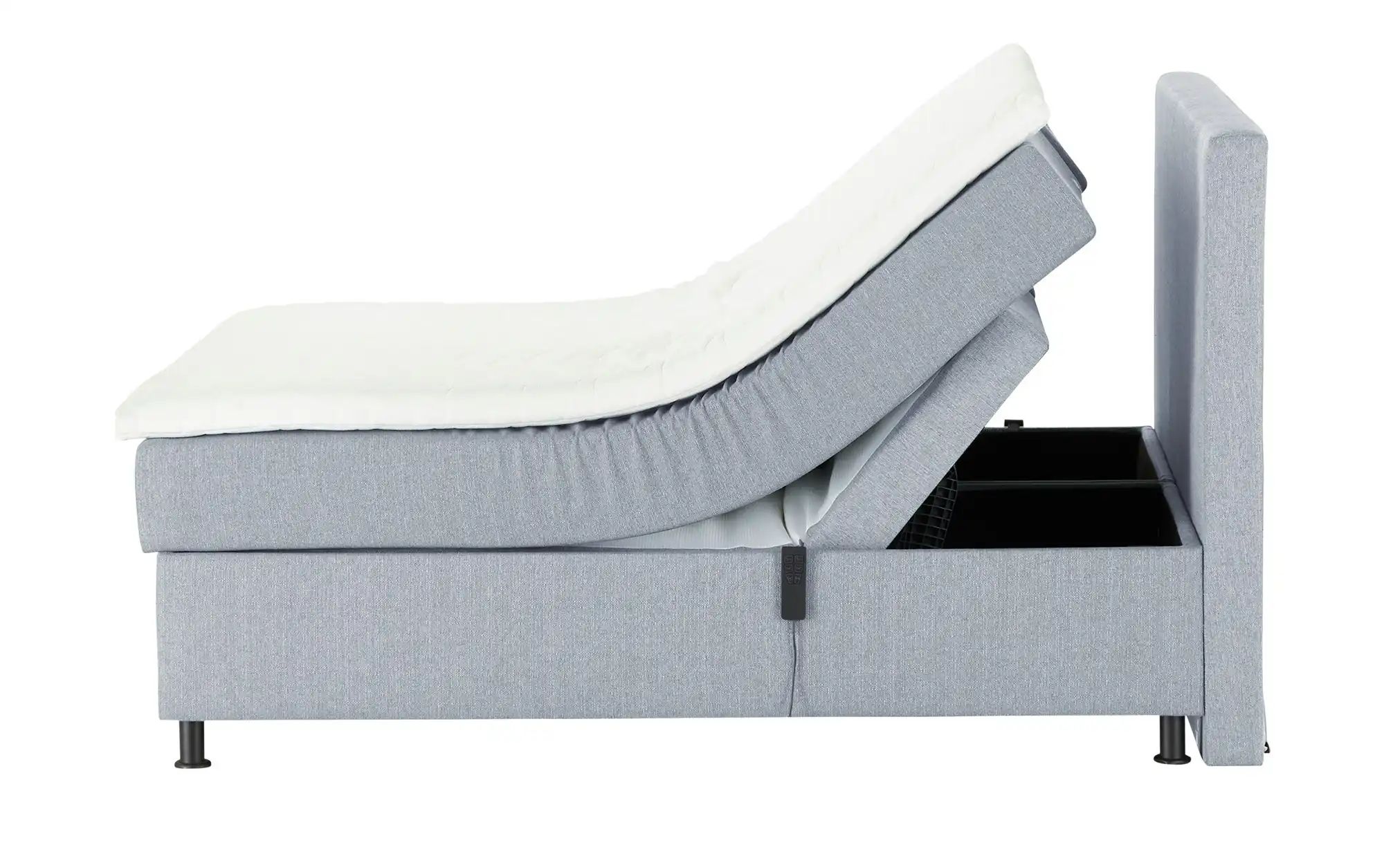 Wohnwert Motor-Boxspringbett  Dormian Boro Motor ¦ grau ¦ Maße (cm): B: 200 günstig online kaufen