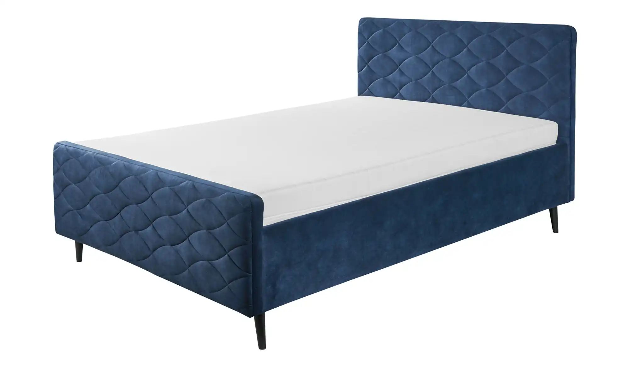 meinBett Polsterbettgestell  Mariano A ¦ blau ¦ Maße (cm): B: 149 H: 108 Be günstig online kaufen