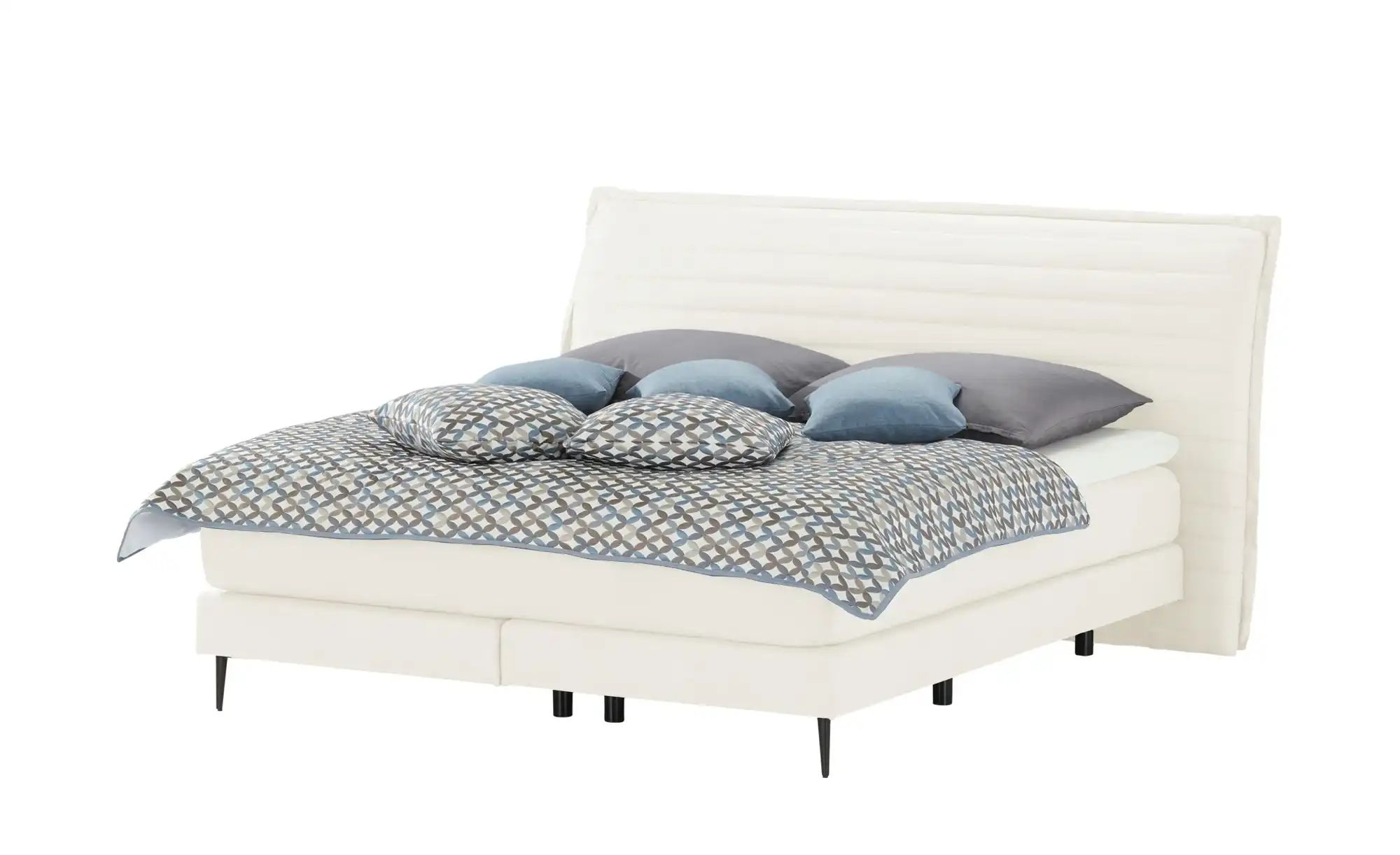 Boxspringbett  Gloria ¦ creme Betten > Boxspringbetten > Boxspringbetten 200x200 - Höffner