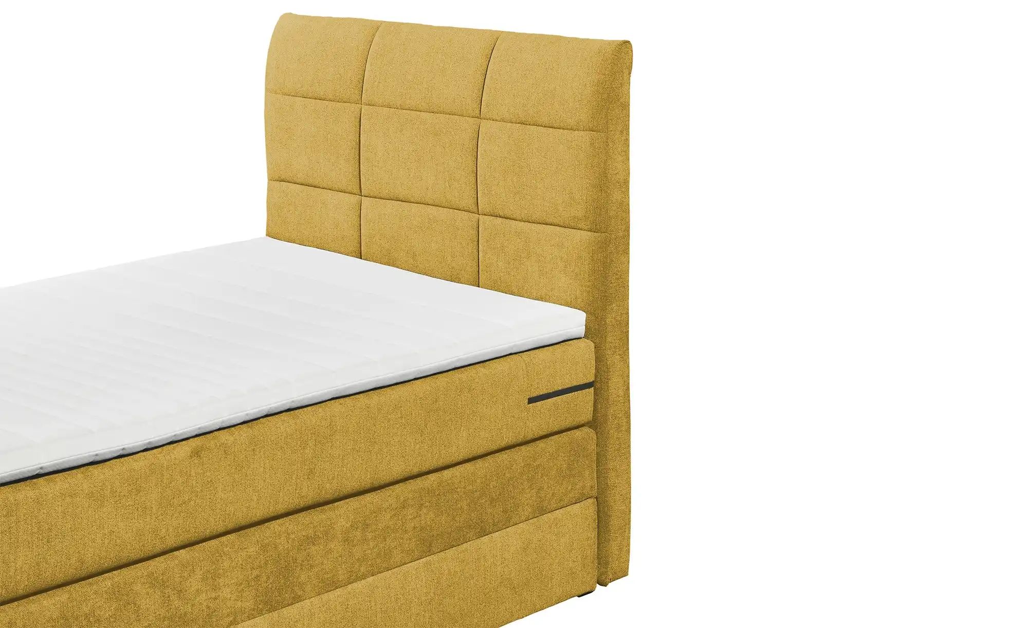 uno Boxspringbett mit Bettkasten Kosmo ¦ gelb ¦ Maße (cm): B: 123 H: 113 Be günstig online kaufen