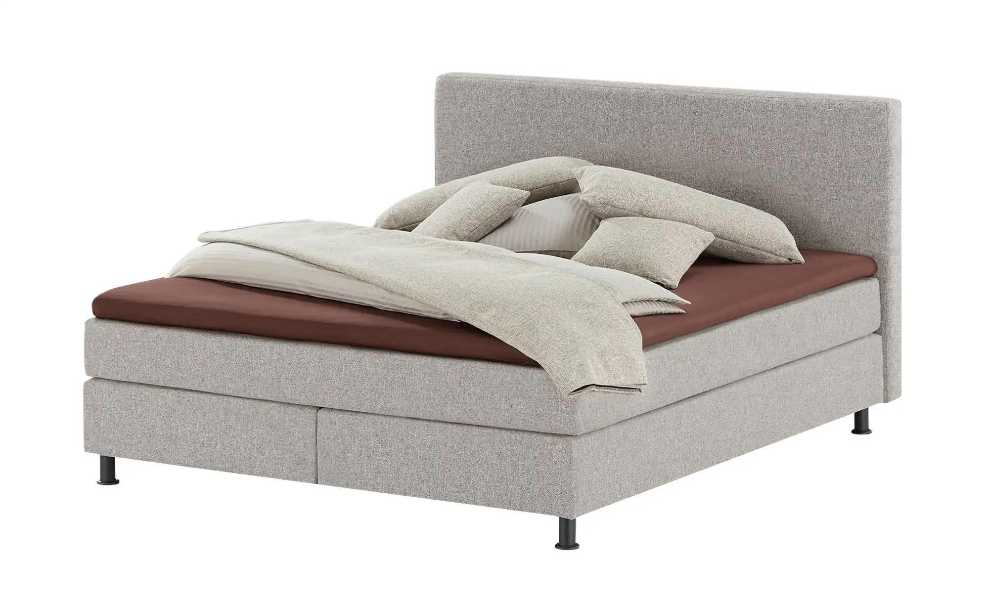 Wohnwert Boxspringbett  Dormian Boro ¦ grau ¦ Maße (cm): B: 140 H: 112 Bett günstig online kaufen