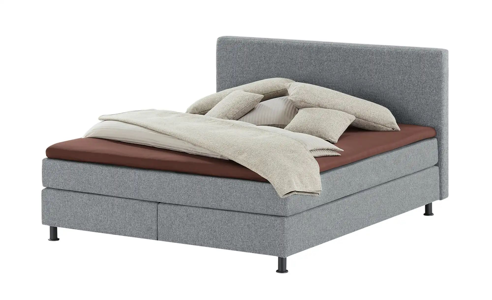 Wohnwert Boxspringbett  Dormian Boro ¦ grau ¦ Maße (cm): B: 160 H: 112 Bett günstig online kaufen