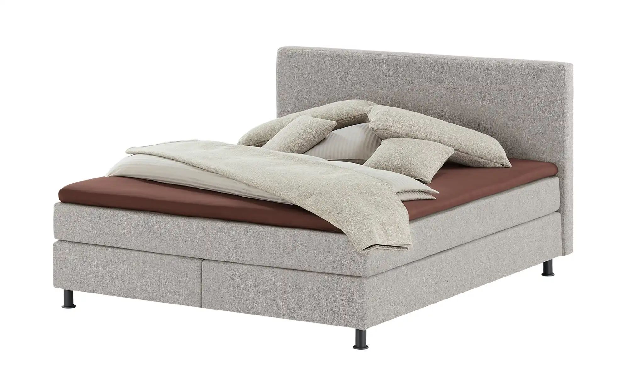 Wohnwert Boxspringbett  Dormian Boro ¦ grau ¦ Maße (cm): B: 180 H: 112 Bett günstig online kaufen