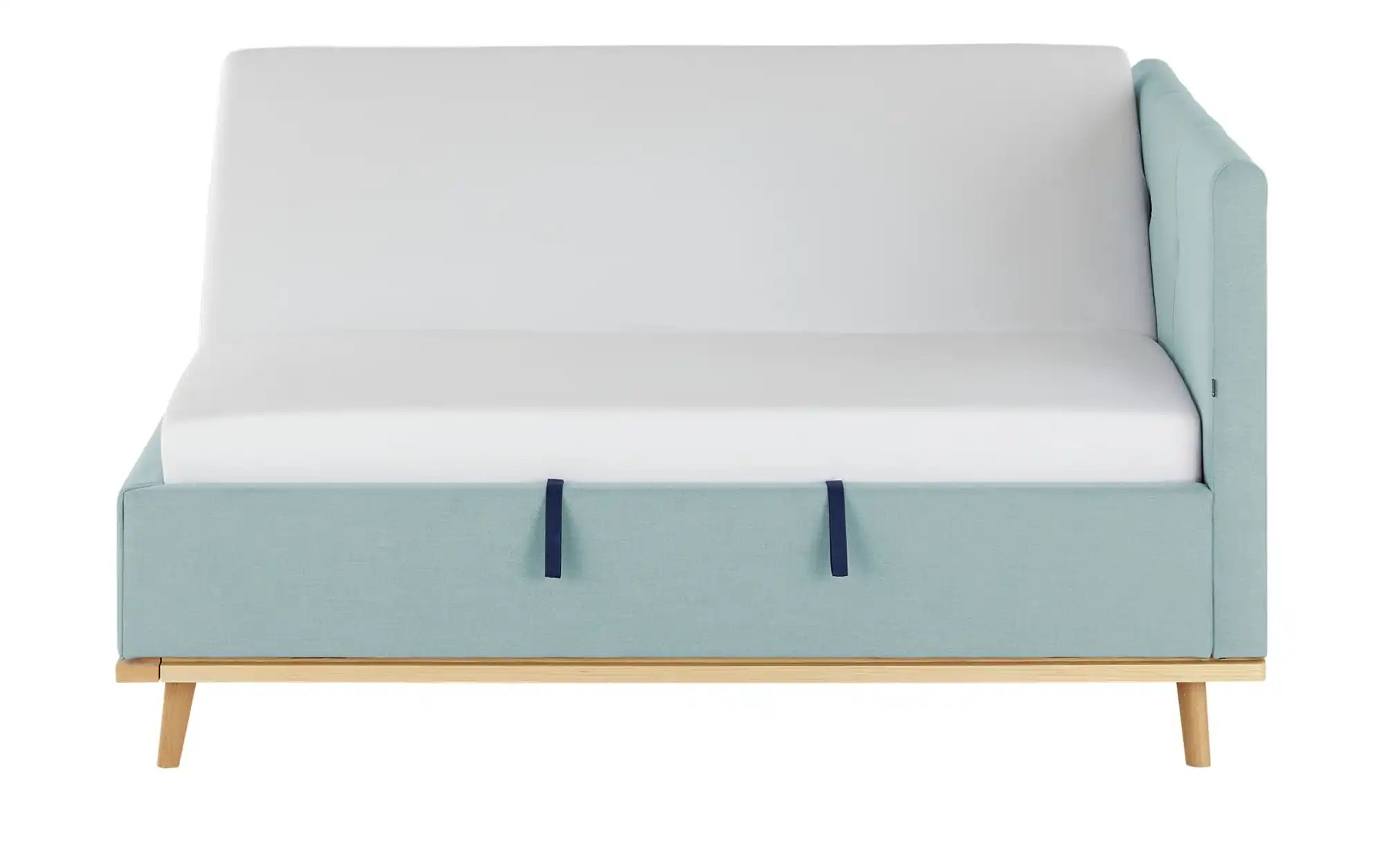 Thumbnail - Musterring Polsterbett mit Bettkasten Delphi Variante A ¦ blau ¦ Maße (cm): B: 198 H: 118 Betten > Komfortbetten - Höffn...