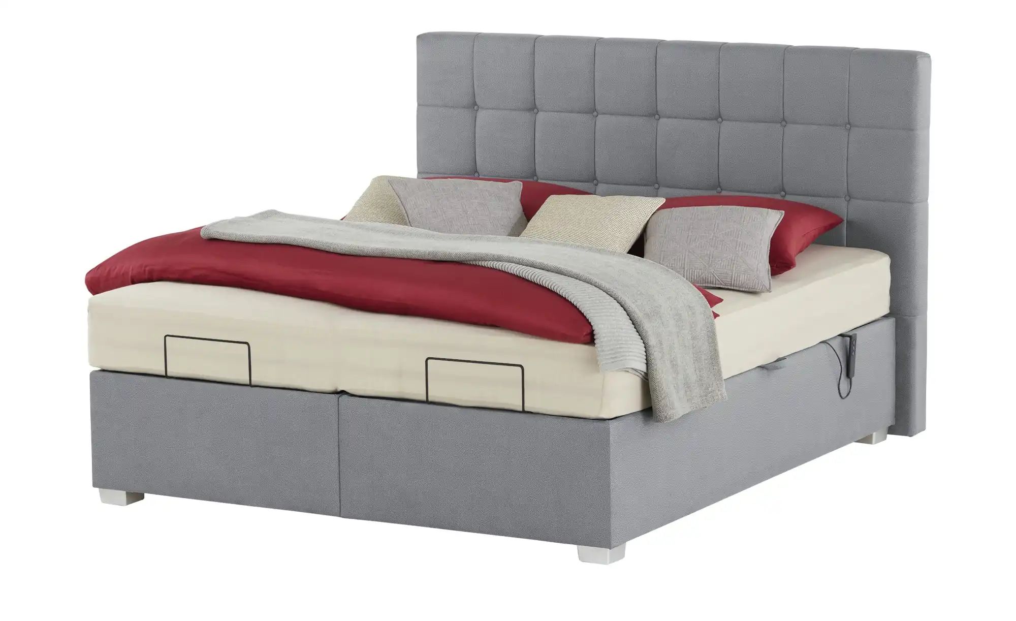 vanDoorn Motor-Boxspringbett mit Bettkasten Ohio ¦ grau ¦ Maße (cm): B: 192 günstig online kaufen