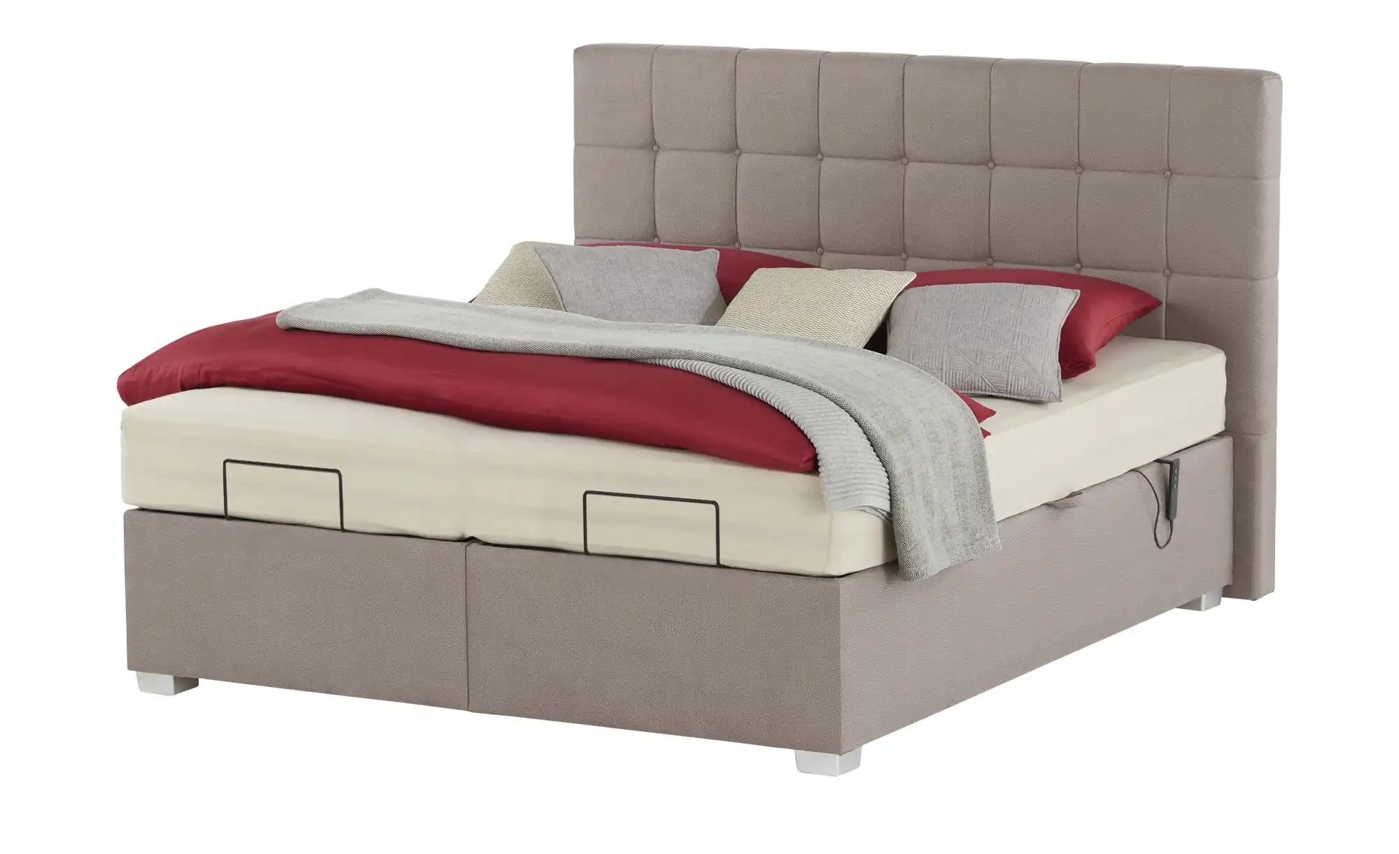 vanDoorn Motor-Boxspringbett mit Bettkasten Ohio ¦ beige ¦ Maße (cm): B: 17 günstig online kaufen