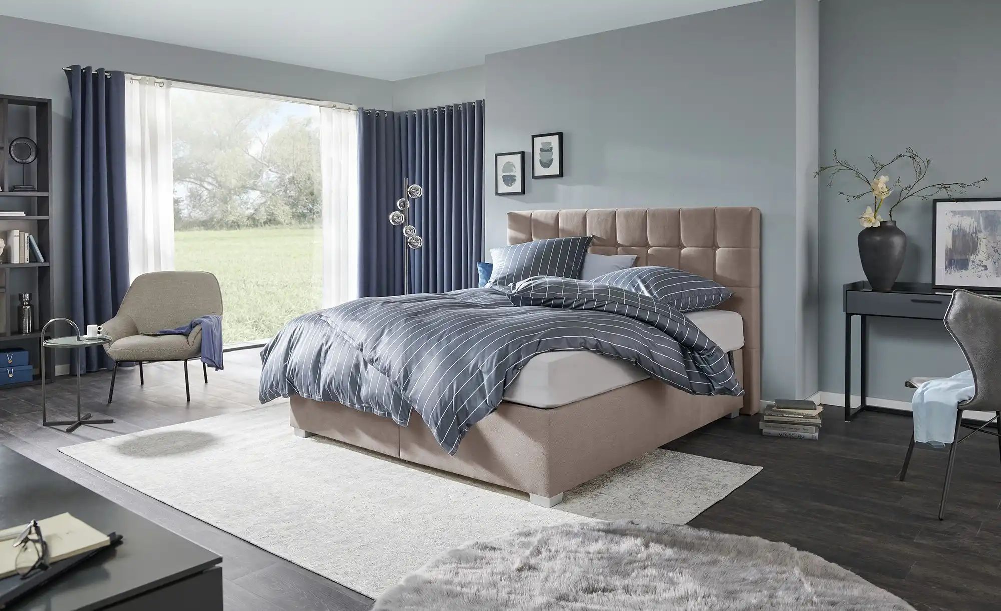 Thumbnail - vanDoorn Motor-Boxspringbett mit Bettkasten Ohio ¦ beige ¦ Maße (cm): B: 172 H: 129 Betten > Boxspringbetten - Höffner