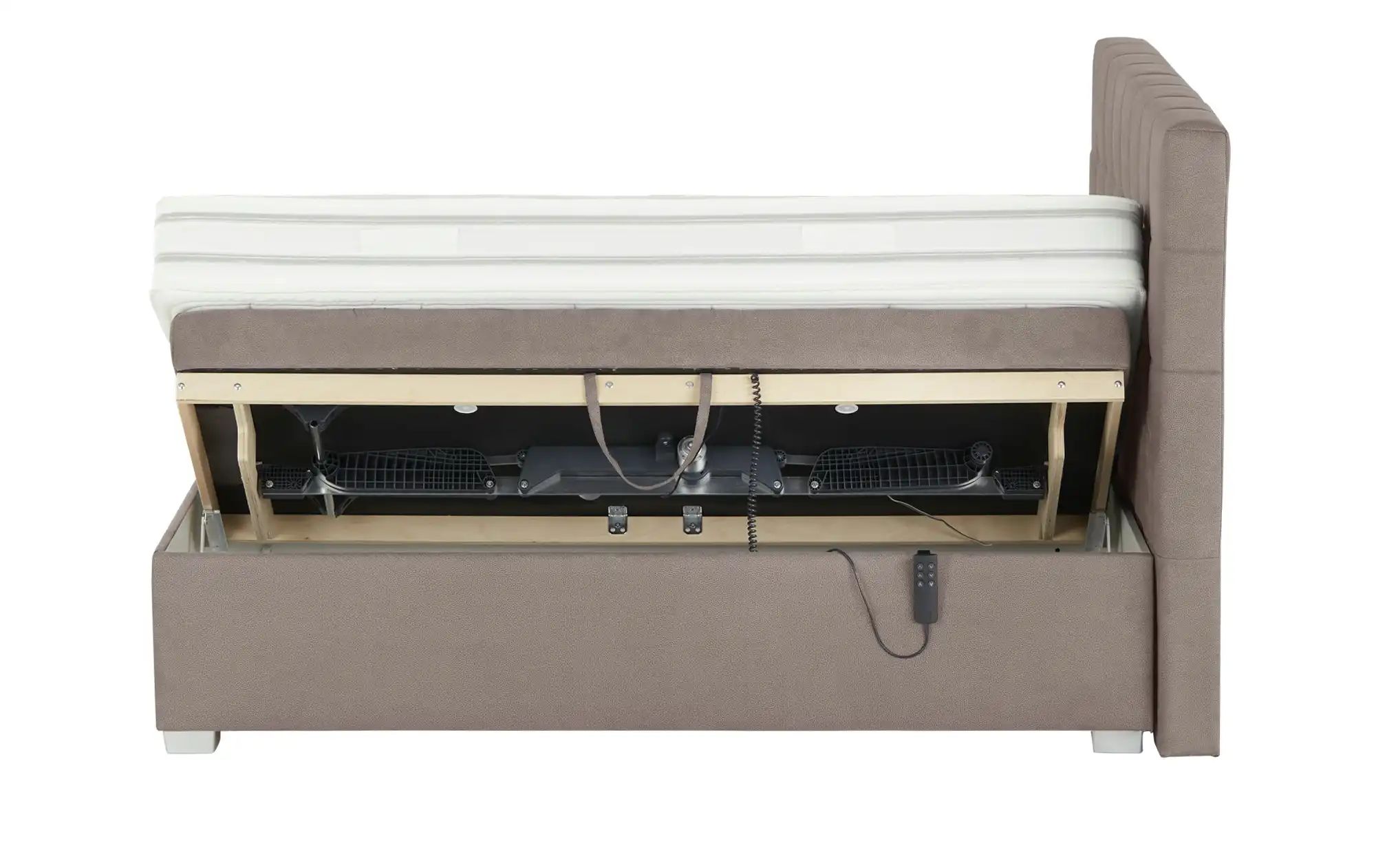 Thumbnail - vanDoorn Motor-Boxspringbett mit Bettkasten Ohio ¦ beige ¦ Maße (cm): B: 212 H: 129 Betten > Boxspringbetten - Höffner