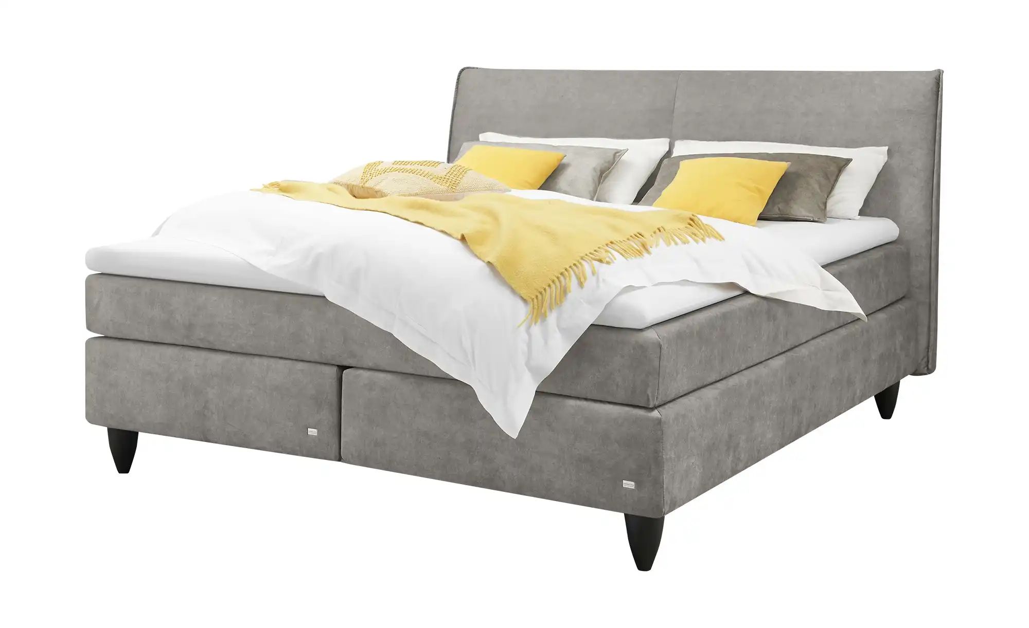 RUF Boxspringbett  Aurelia ¦ grau ¦ Maße (cm): B: 190 H: 114 Betten > Boxsp günstig online kaufen