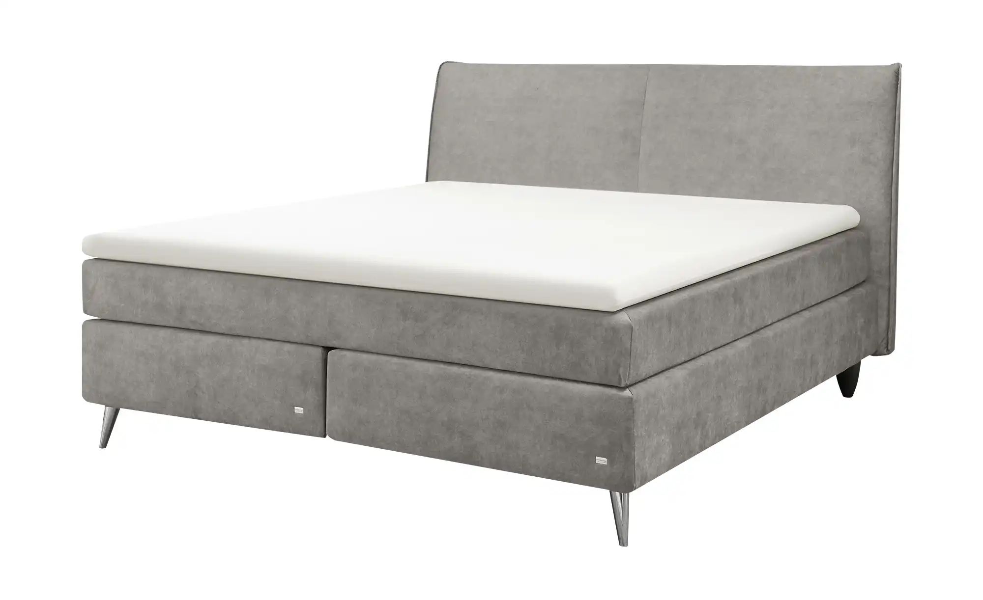 RUF Boxspringbett  Aurelia ¦ grau ¦ Maße (cm): B: 190 H: 114 Betten > Boxsp günstig online kaufen