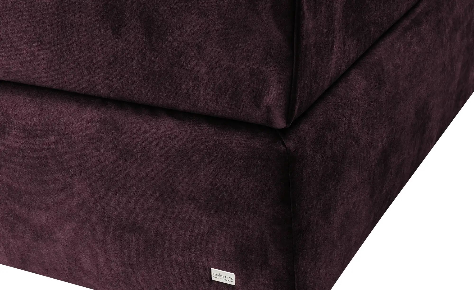 Thumbnail - RUF Boxspringbett Aurelia ¦ rot ¦ Maße (cm): B: 190 H: 114 Betten > Boxspringbetten > Boxspringbetten 180x200 - Höffner