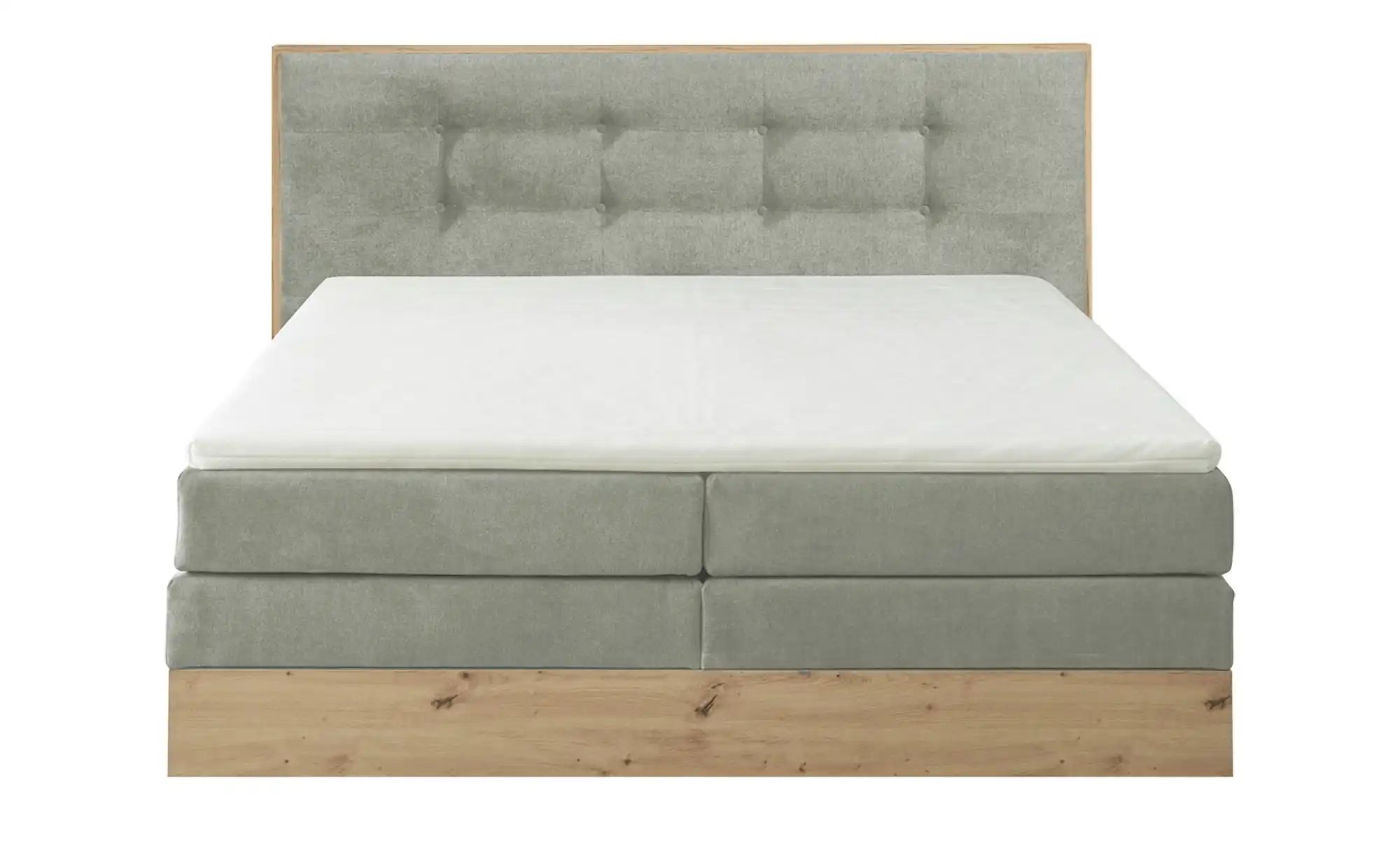 uno Boxspringbett mit Bettkasten Nox ¦ beige ¦ Maße (cm): B: 205 H: 114 Bet günstig online kaufen