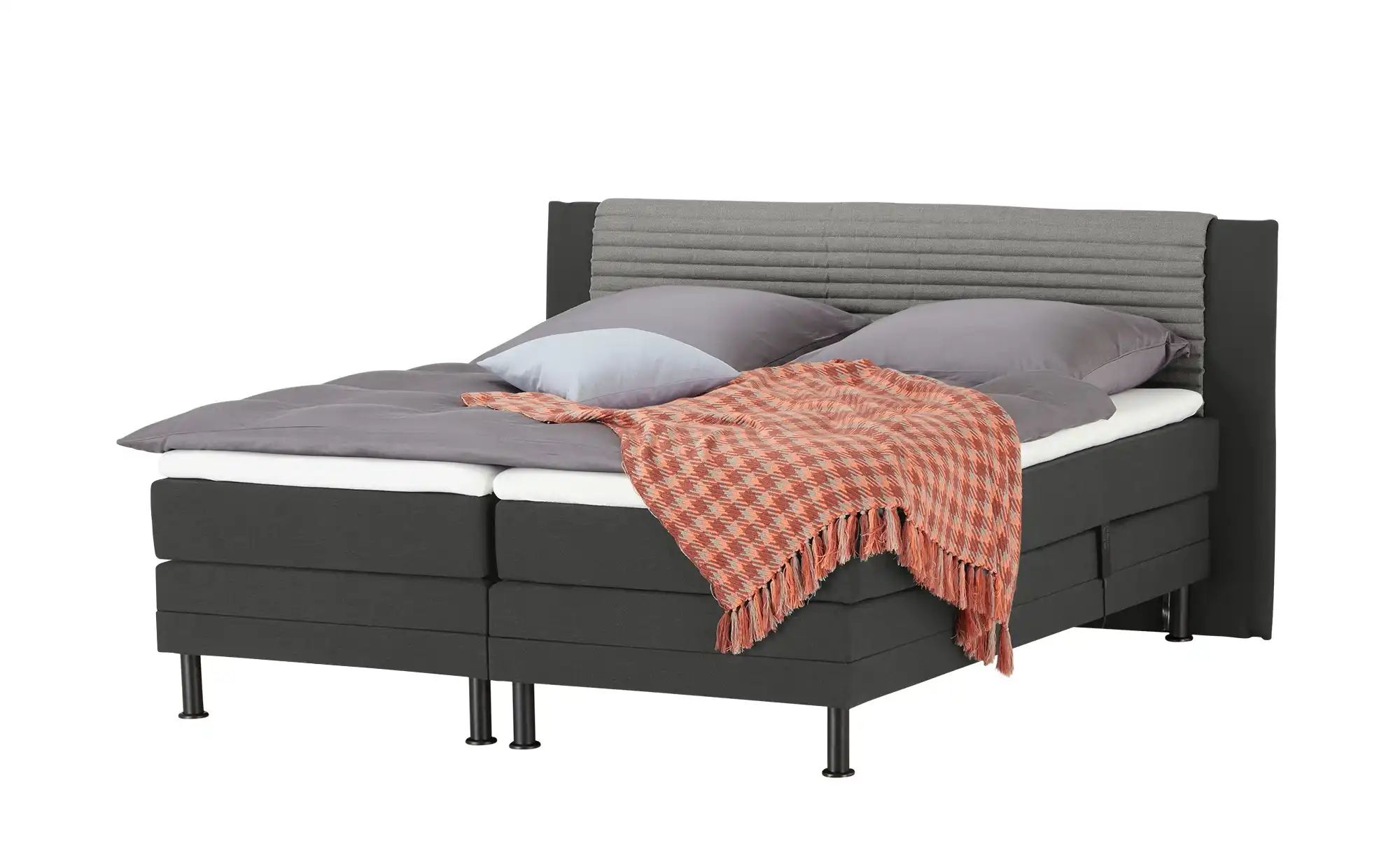 Motor-Boxspringbett  Synda ¦ grau ¦ Maße (cm): B: 160 H: 107 Betten > Einze günstig online kaufen