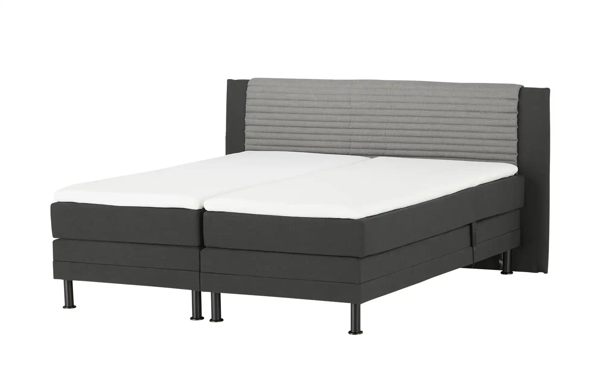Motor-Boxspringbett  Synda ¦ grau ¦ Maße (cm): B: 200 H: 107 Betten > Boxsp günstig online kaufen