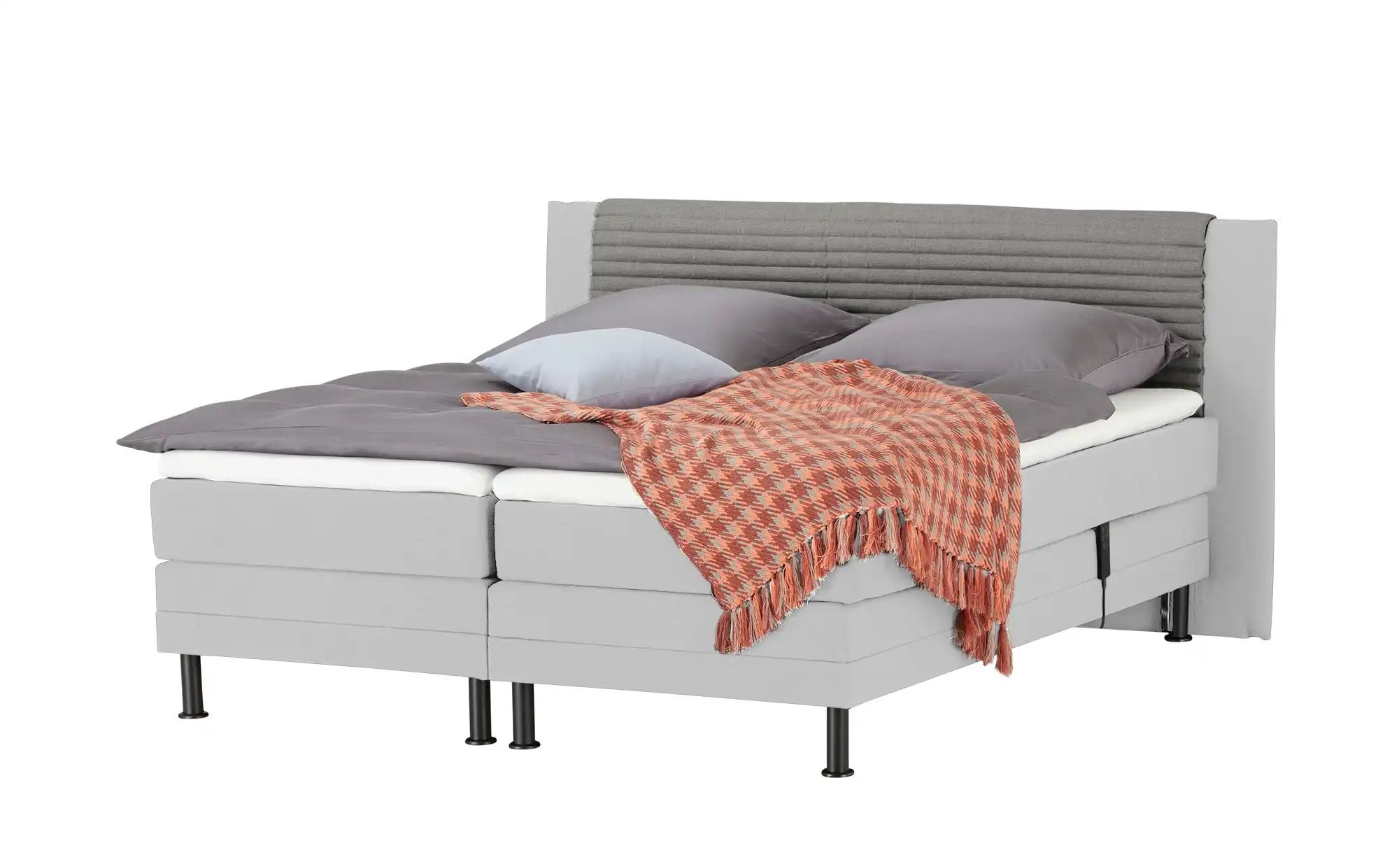 Motor-Boxspringbett  Synda ¦ grau ¦ Maße (cm): B: 160 H: 107 Betten > Einze günstig online kaufen