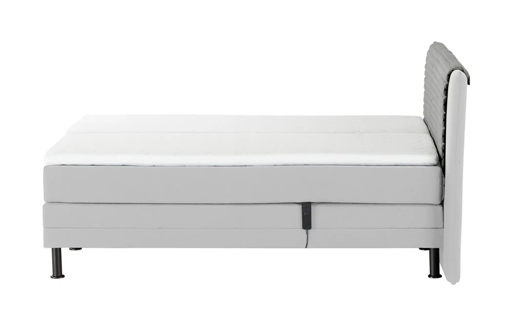 Motor-Boxspringbett  Synda ¦ grau ¦ Maße (cm): B: 220 H: 107 Betten > Boxsp günstig online kaufen