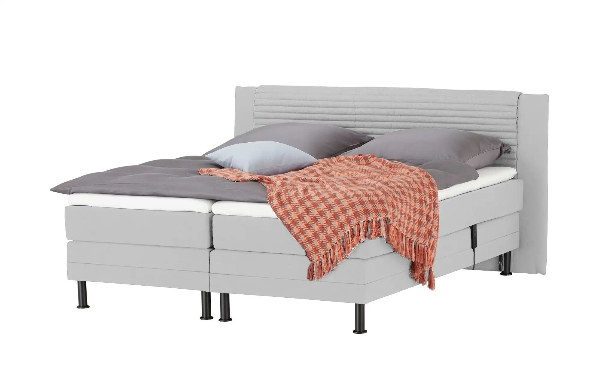 Motor-Boxspringbett  Synda ¦ grau ¦ Maße (cm): B: 160 H: 107 Betten > Einze günstig online kaufen